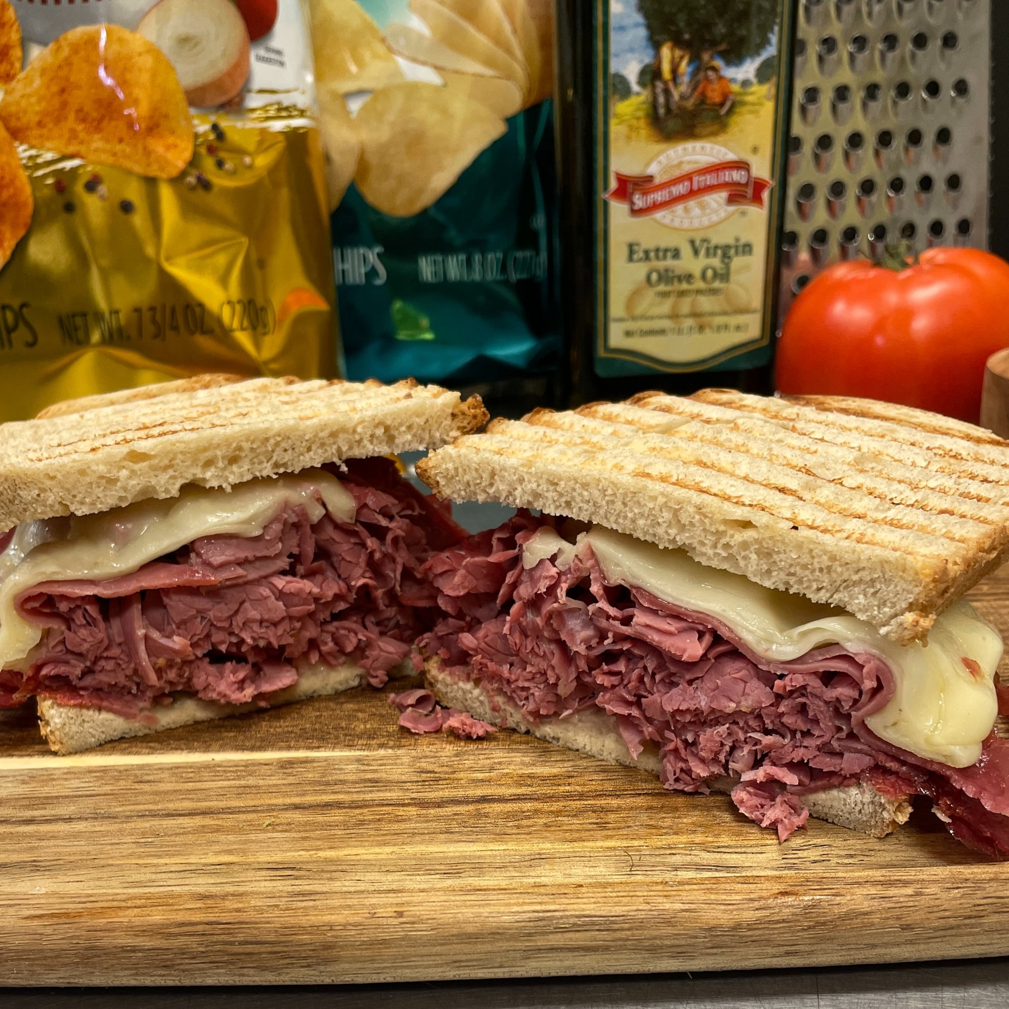 Hot Corned Beef & Cheese