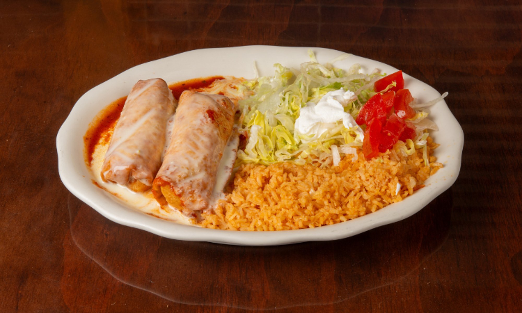 chimichanga dinner