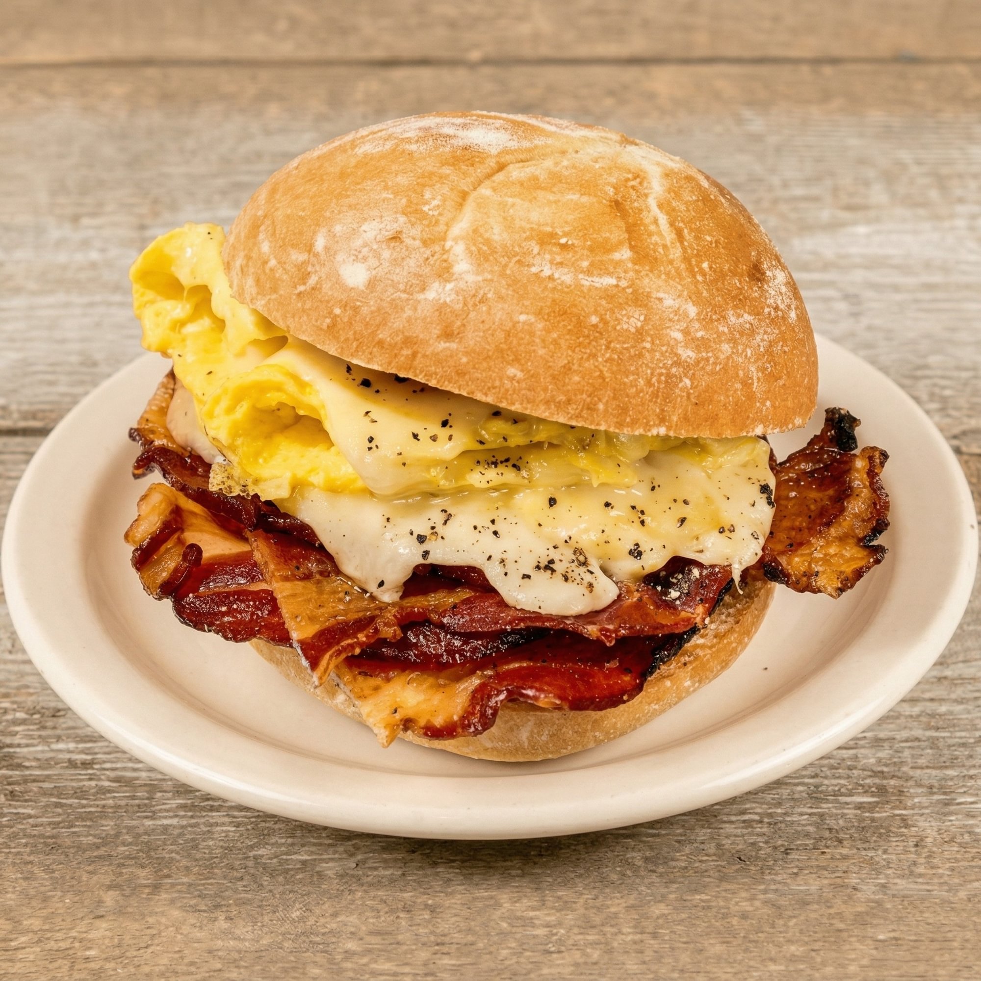 Egg and Cheese on Roll