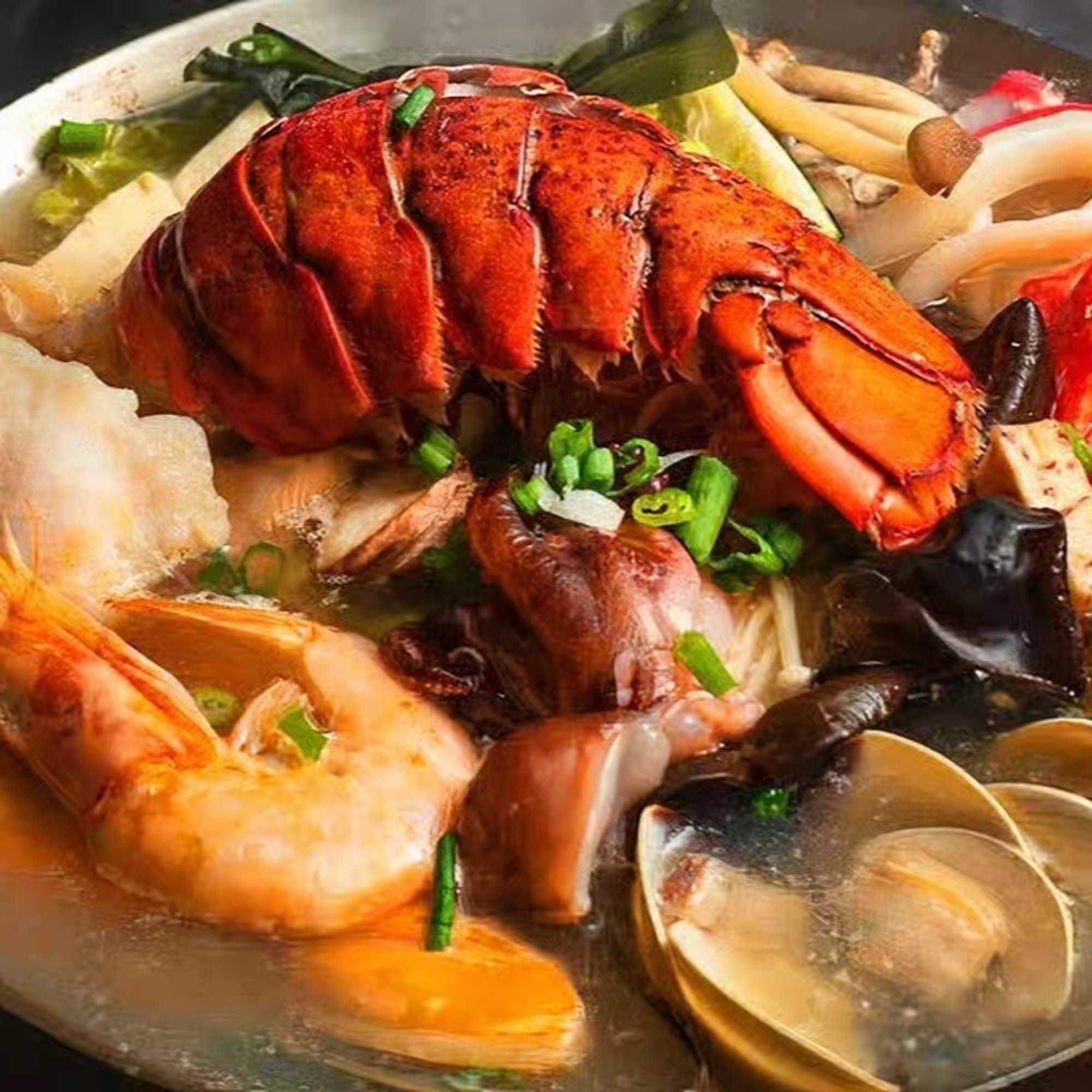 Seafood Lobster Hot Soup