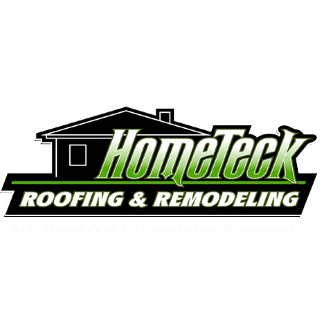 HomeTeck Roofing &amp; Remodeling Logo