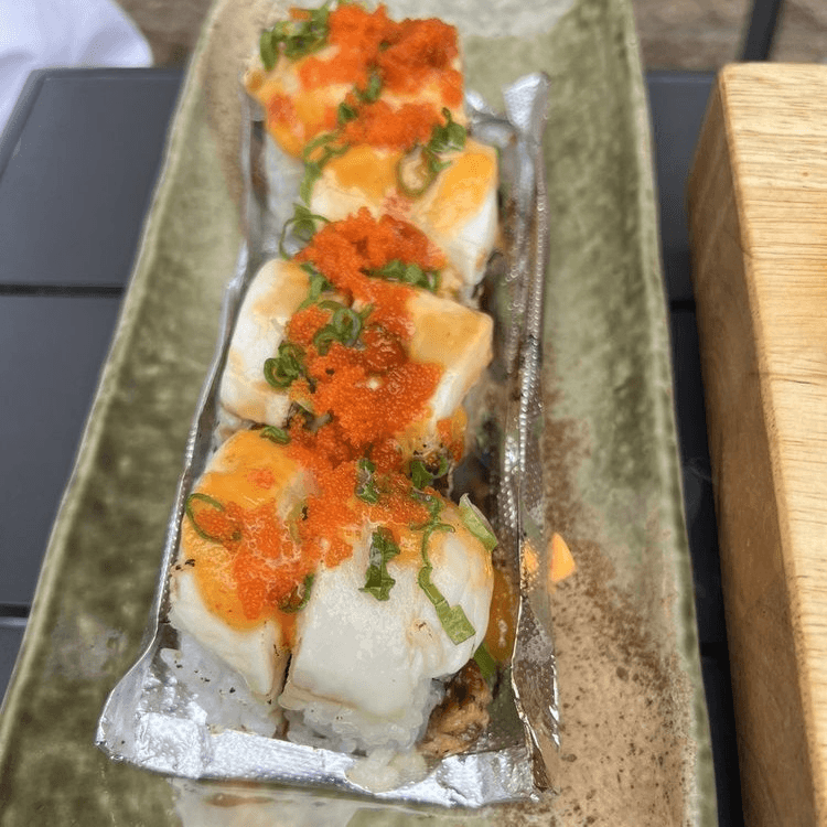 5. Miso on Fire Roll