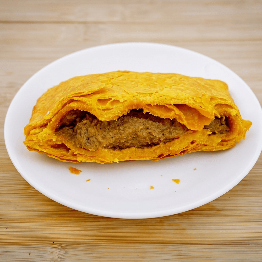 Jamaican Beef Patty with Cheese