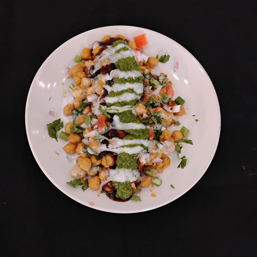 Aloo Tikki Chana Chaat