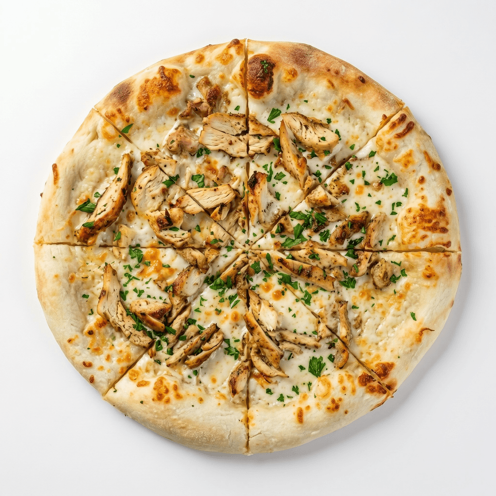 Chicken Alfredo Pizza