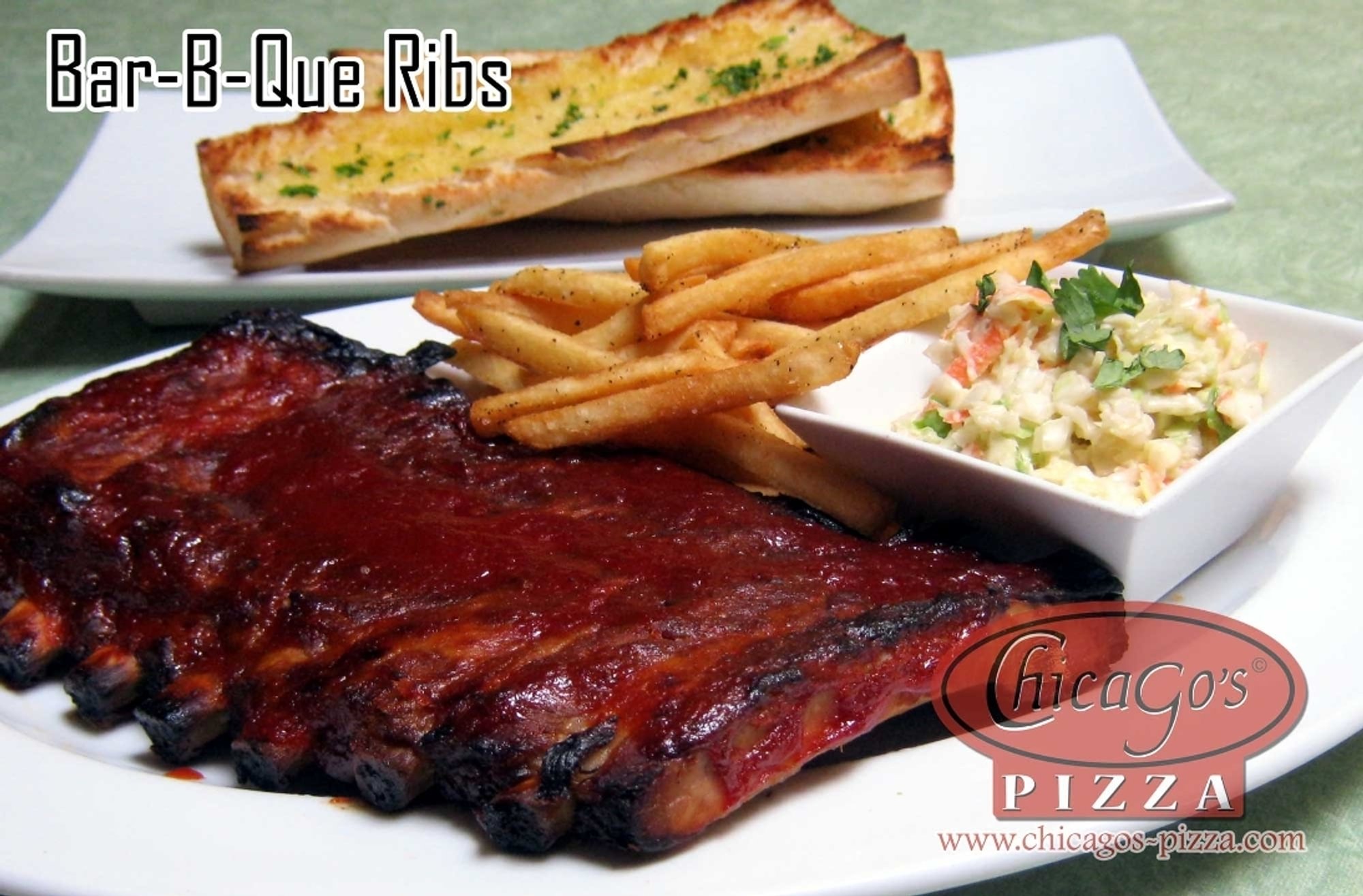 1/2 Slab BBQ Baby Back Ribs