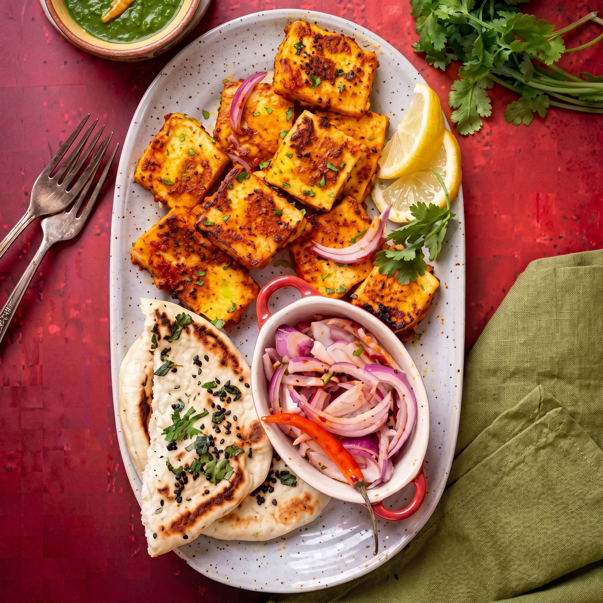 Achari Paneer Tikka Combo