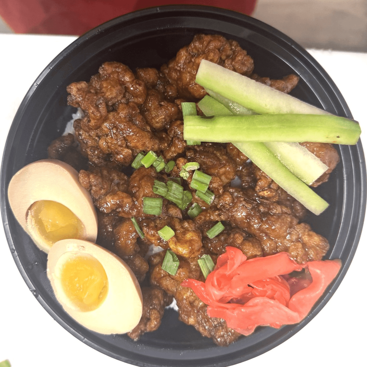 Spicy Soy Garlic Chicken Rice Bowl