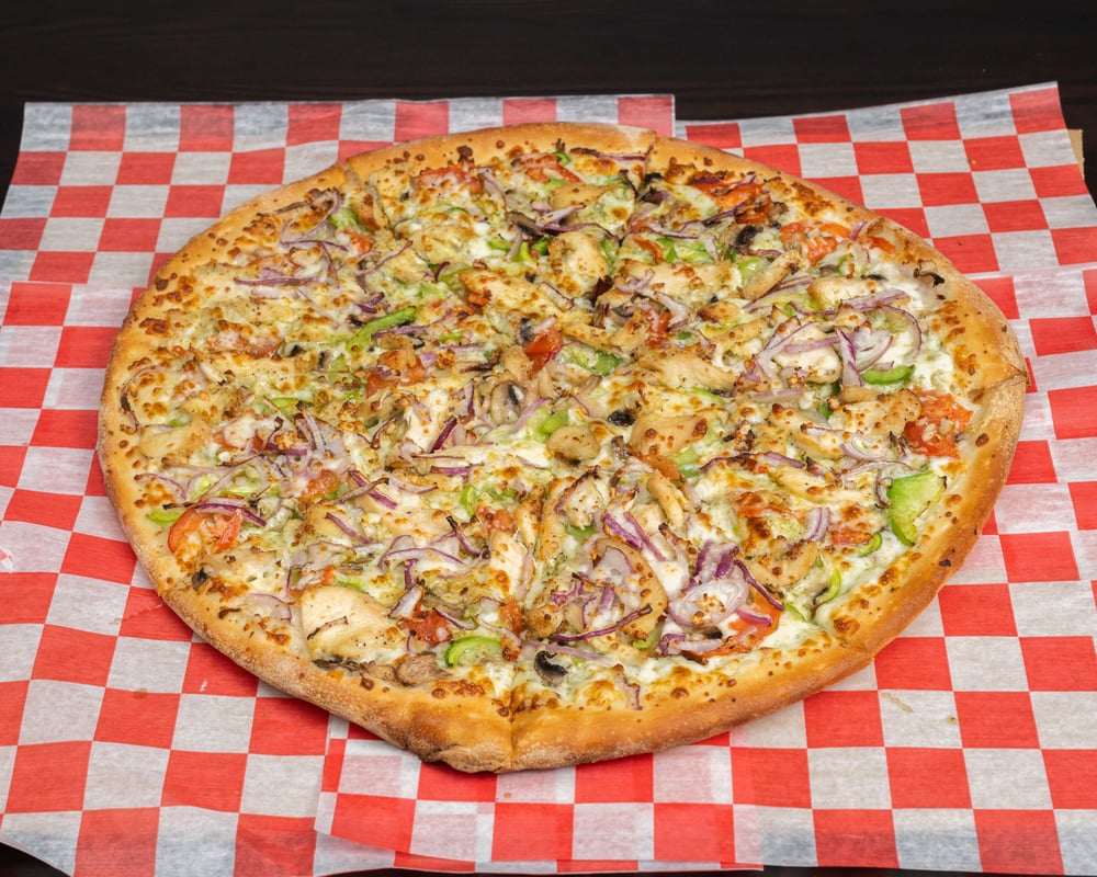 Medium 14" Pesto Chicken Combo Pizza