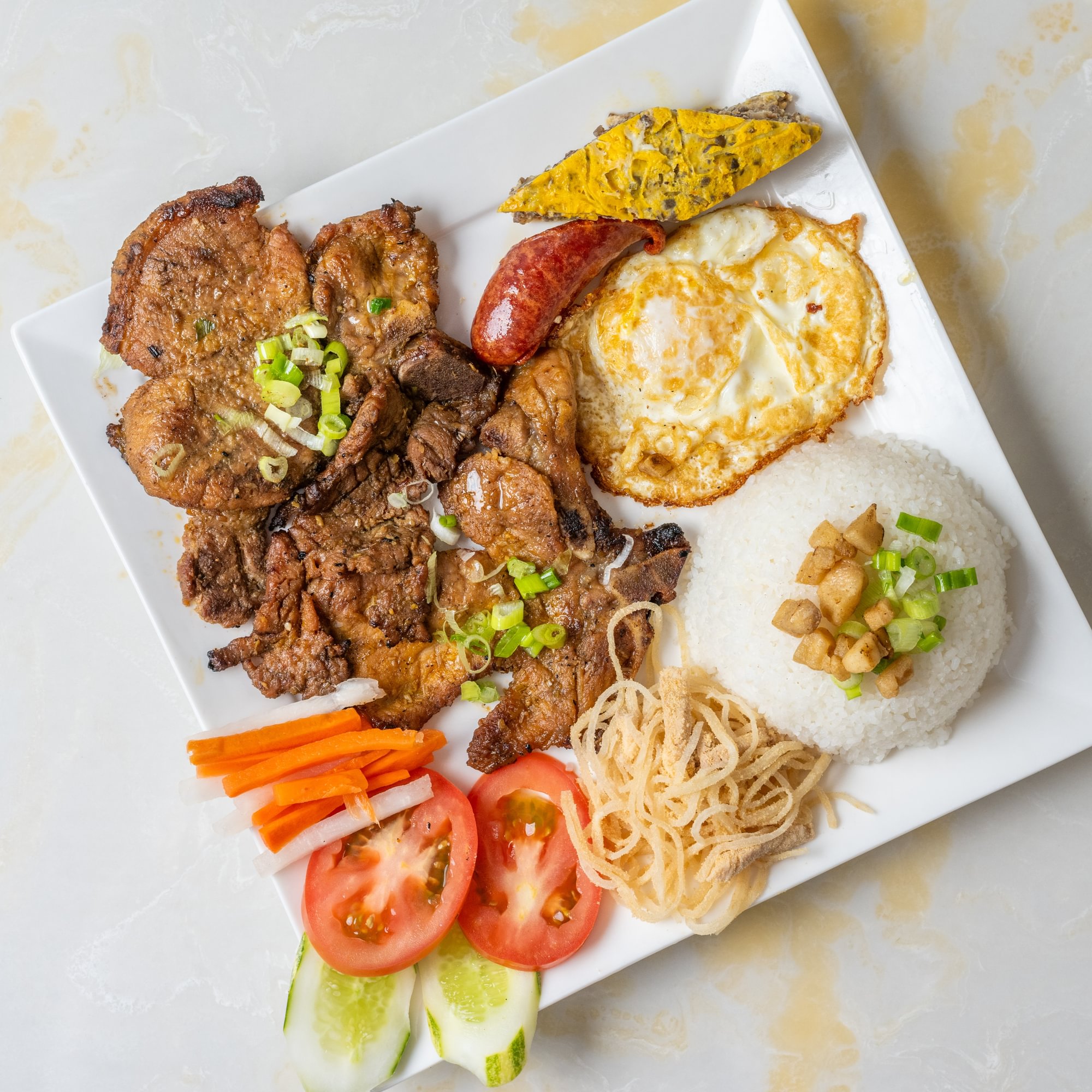 M2. Combination Broken Rice Plate / Cơm Tấm Đặc Biệt