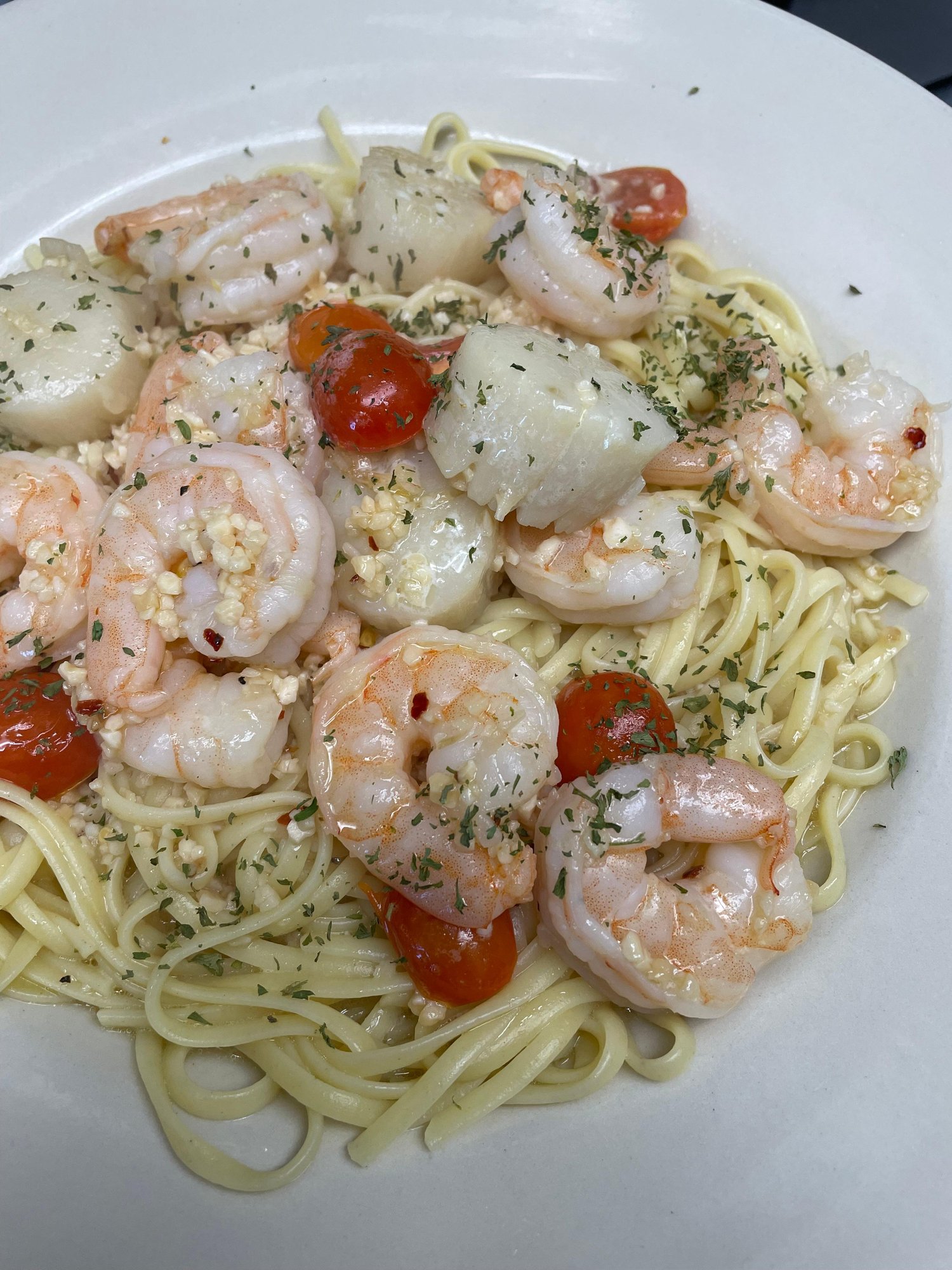 Scallop/Shrimp Scampi