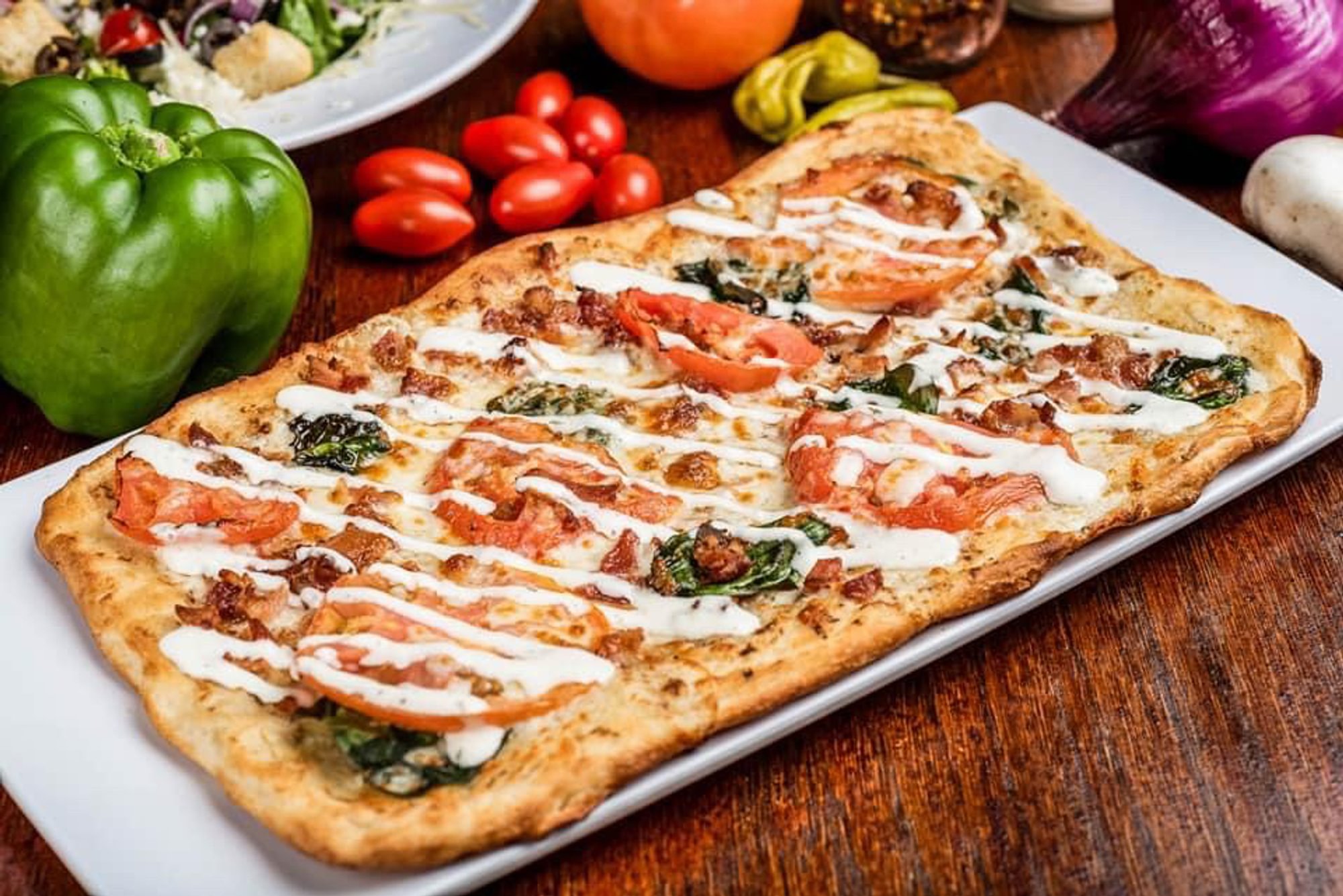 Da Bronx Buffalo Chicken Flatbread