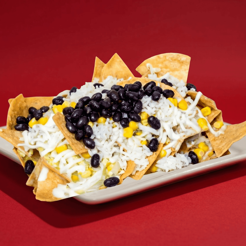 Rice and Beans Nachos
