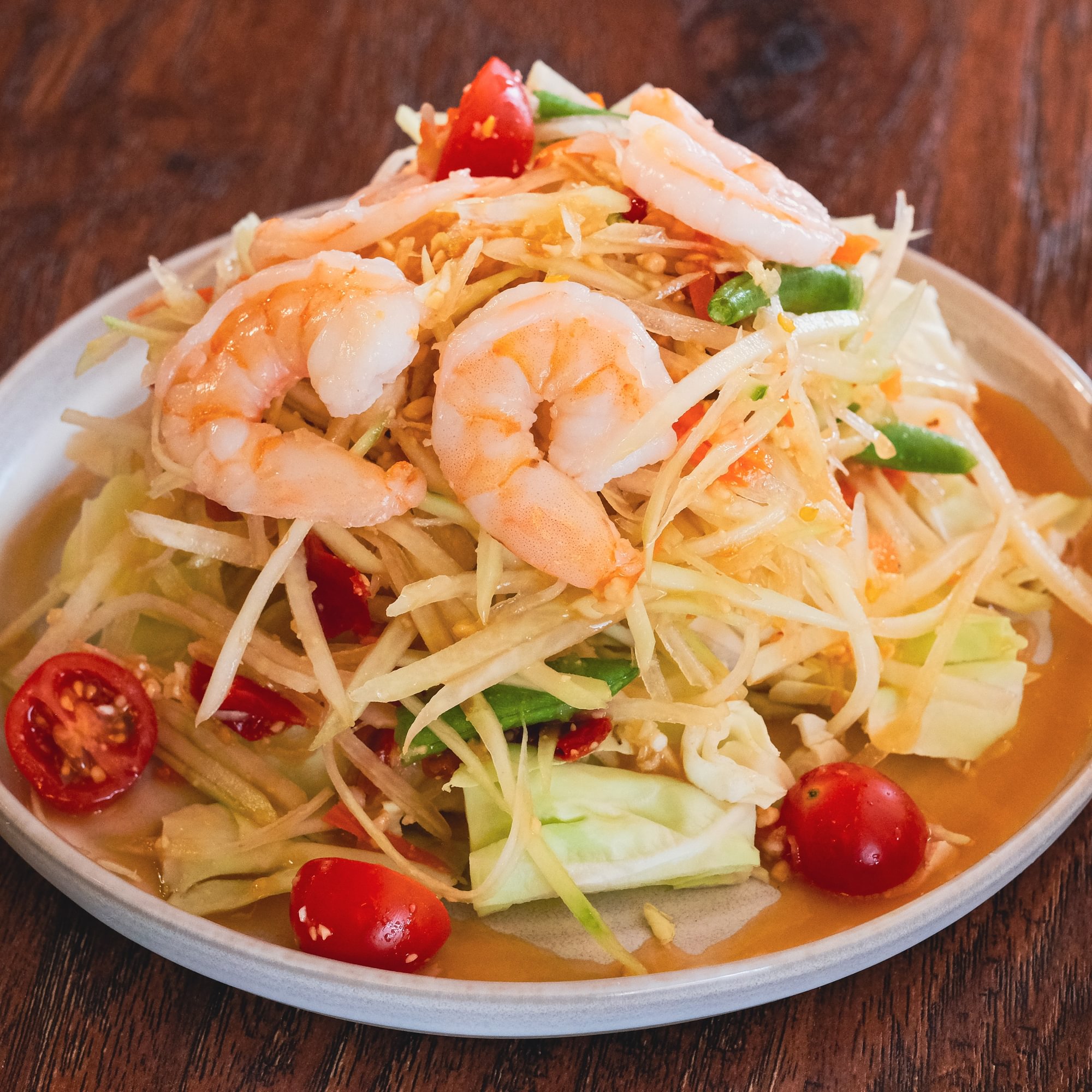 Papaya Salad with Shrimp