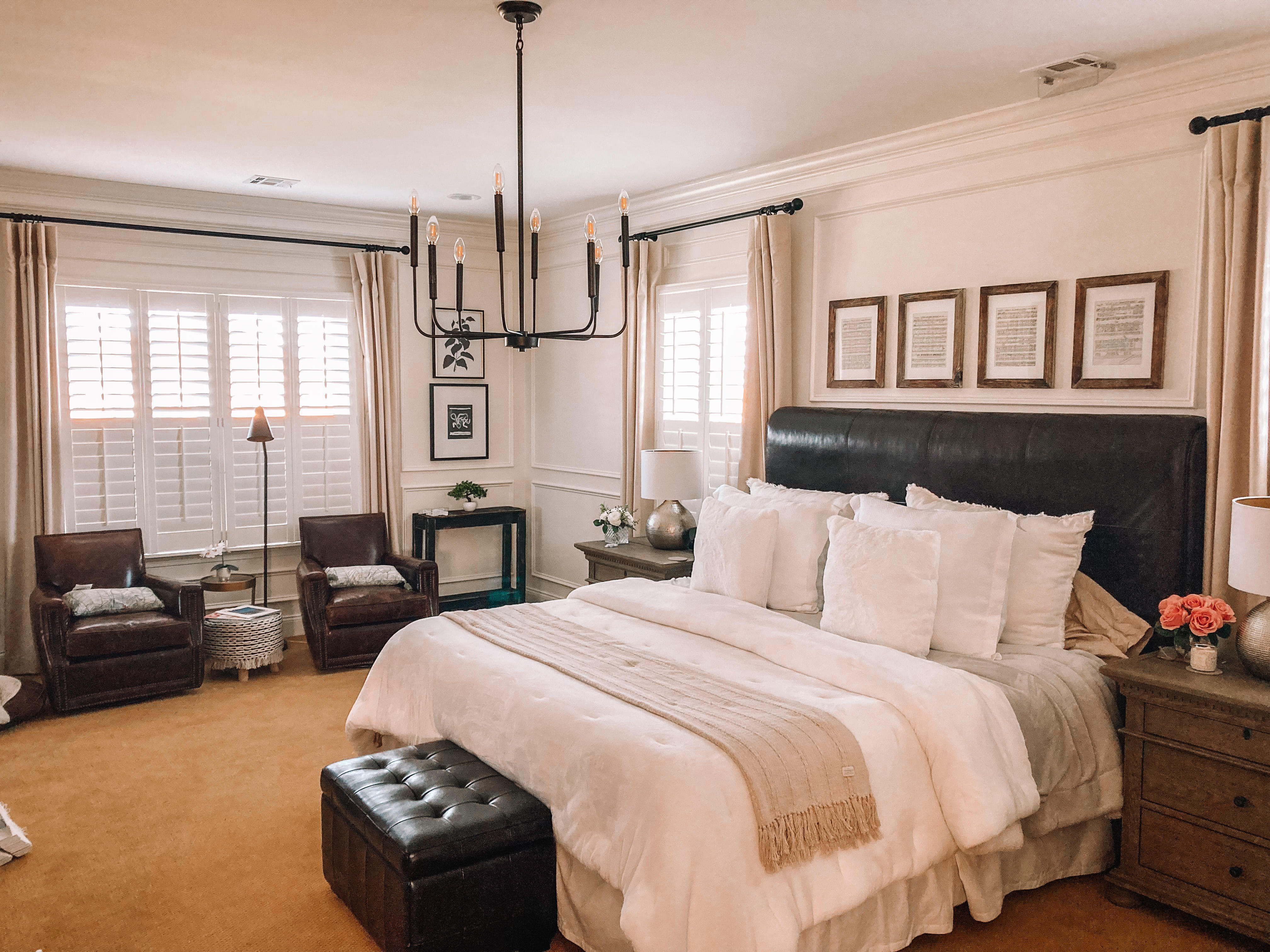 Shutters and Drapery brought this beautiful room together in Freehold, New Jersey