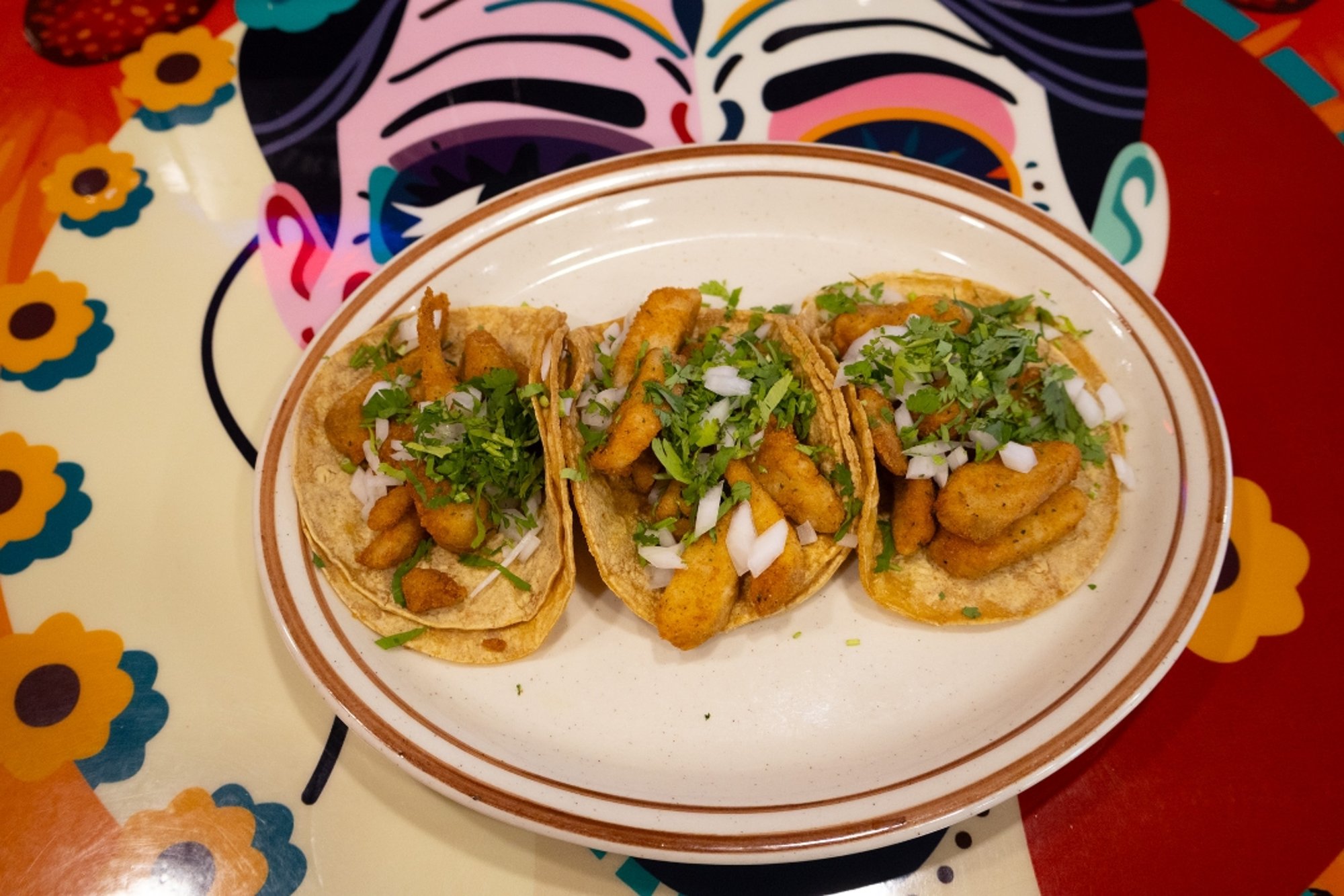 (3) Fried Fish Tacos