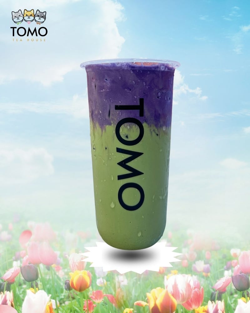 Ube Matcha Latte