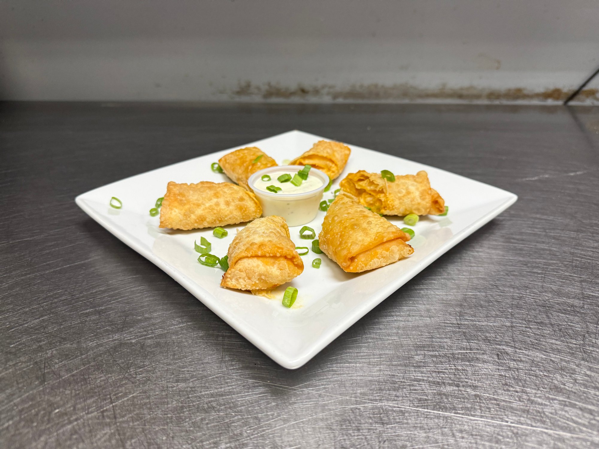 Buffalo Chicken Egg Rolls