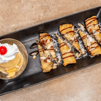 2 Fried Banana with Ice Cream