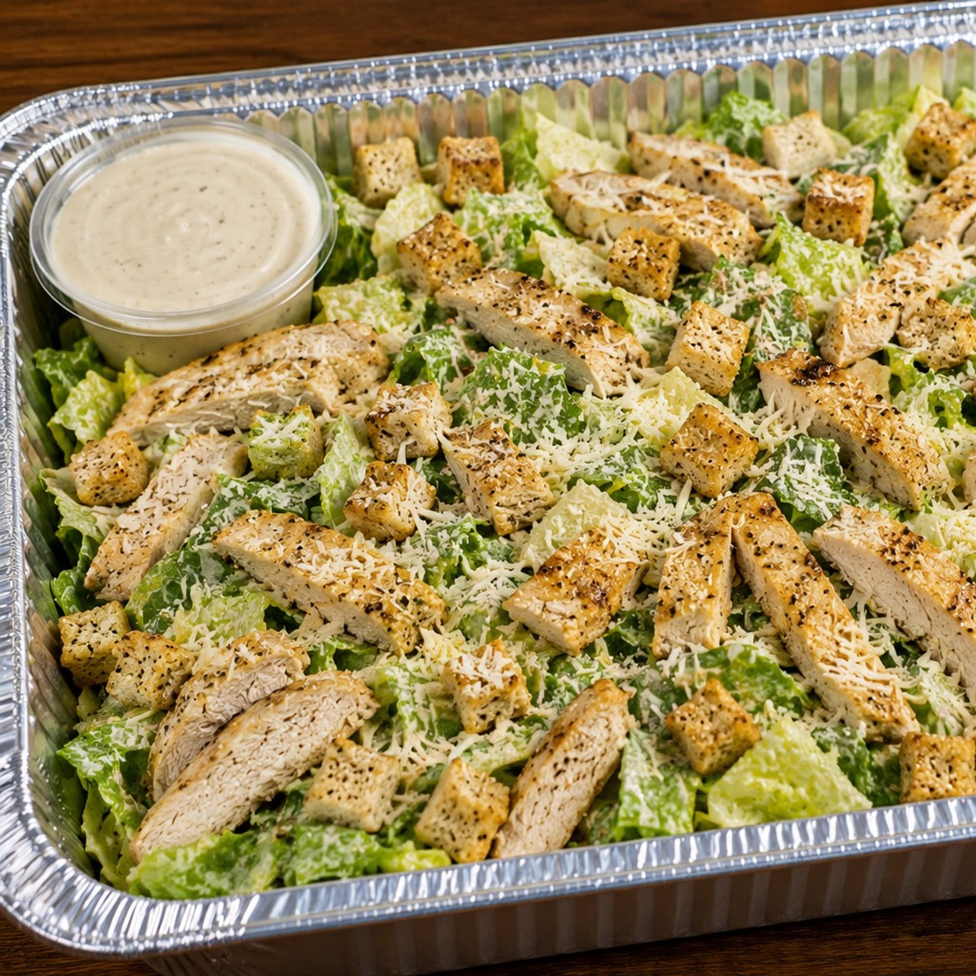 Chicken Caesar Salad (1/2 Tray or Full Tray)