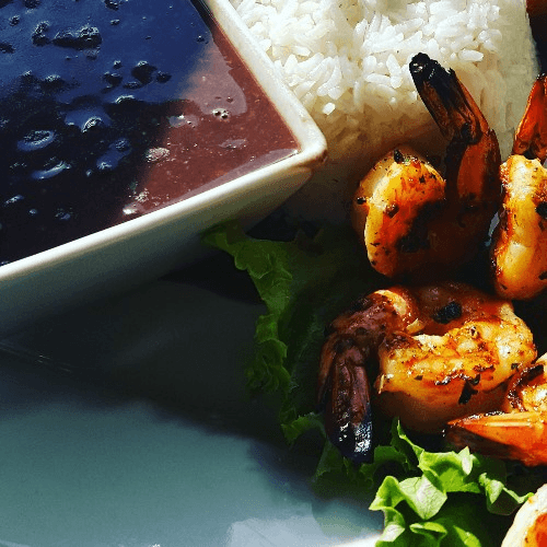 C4. Grilled Shrimp w/ Rice (Com Tom)