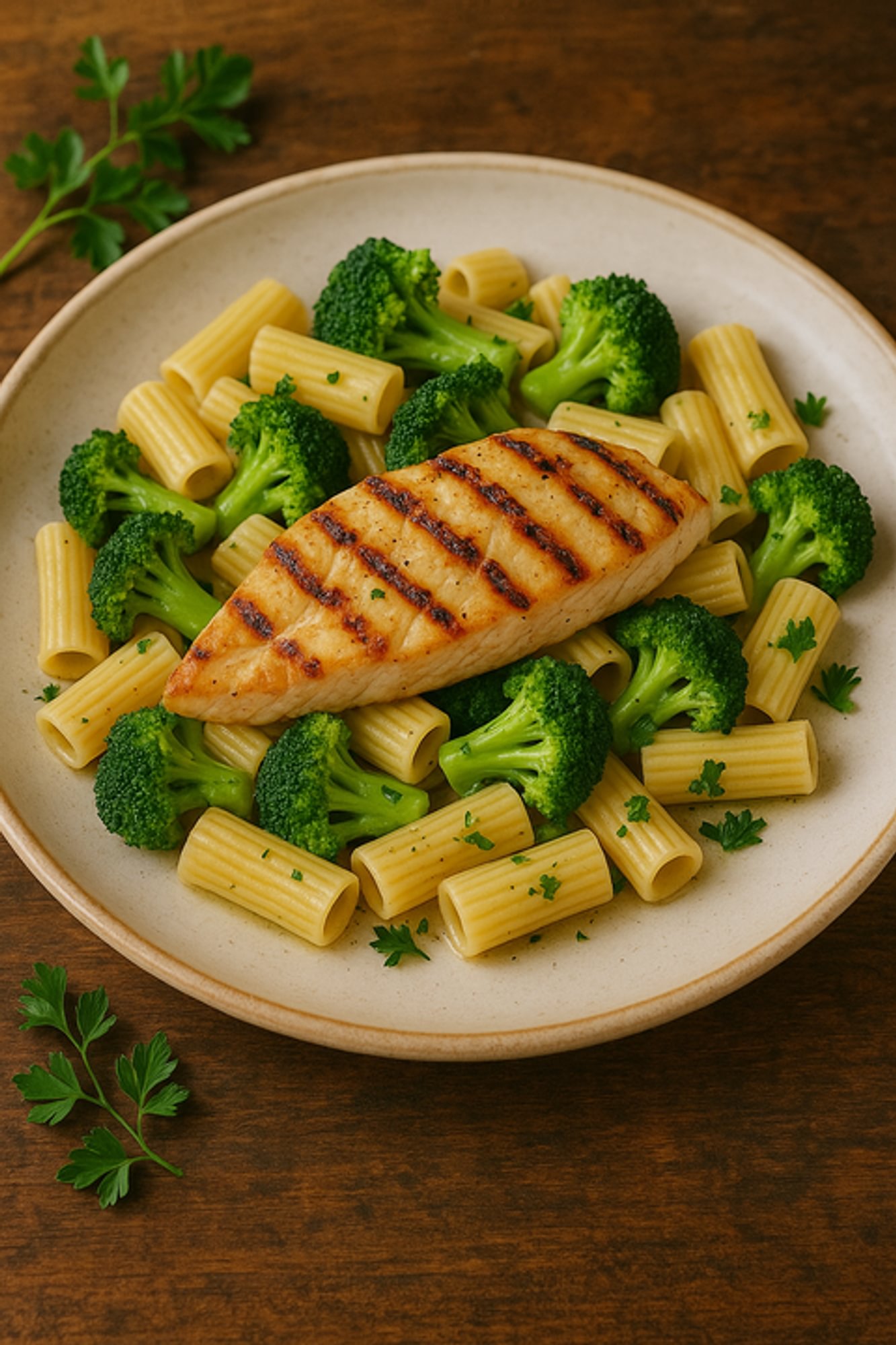 Rigatoni with Broccoli & Chicken (Entrees)