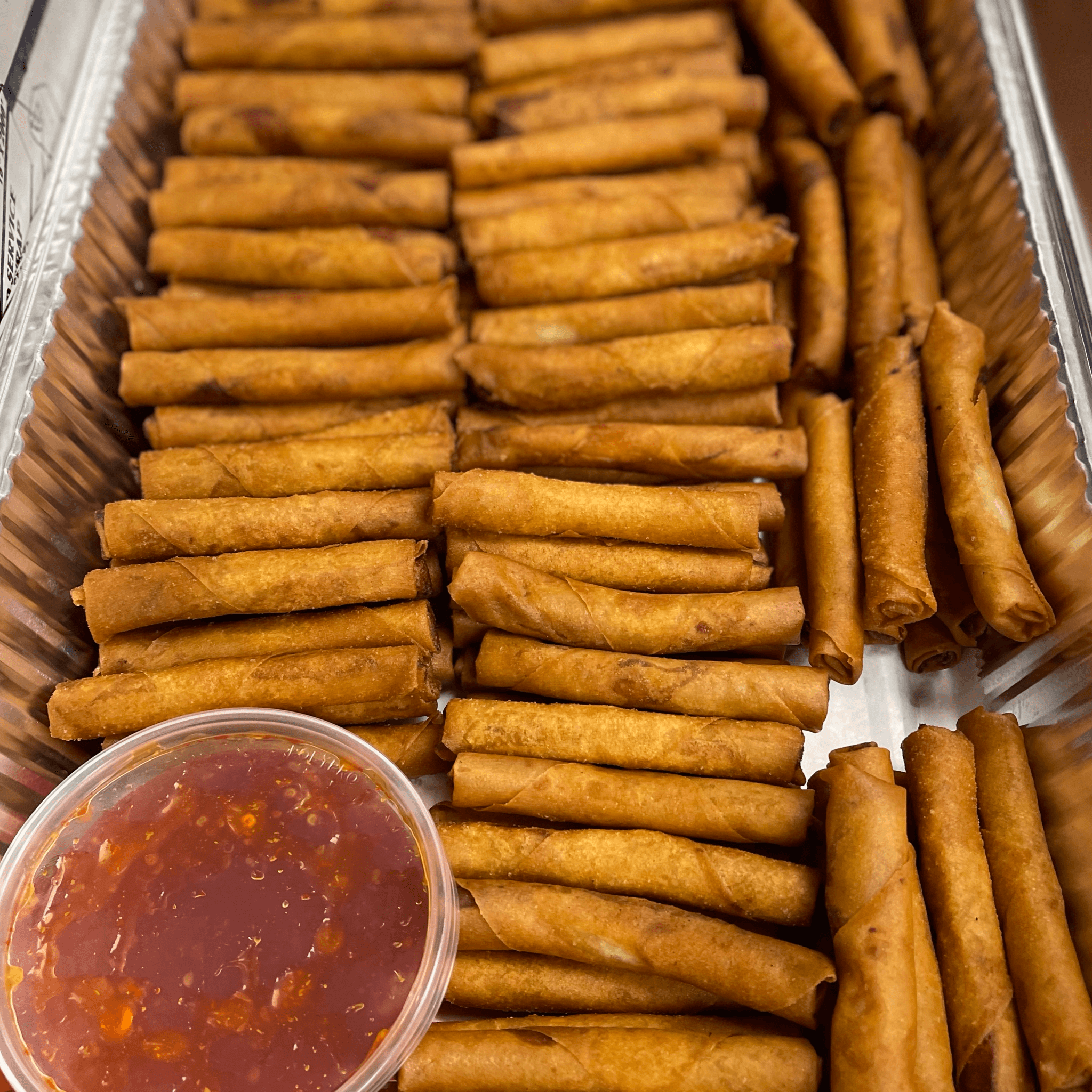 Small Tray Pork Lumpia
