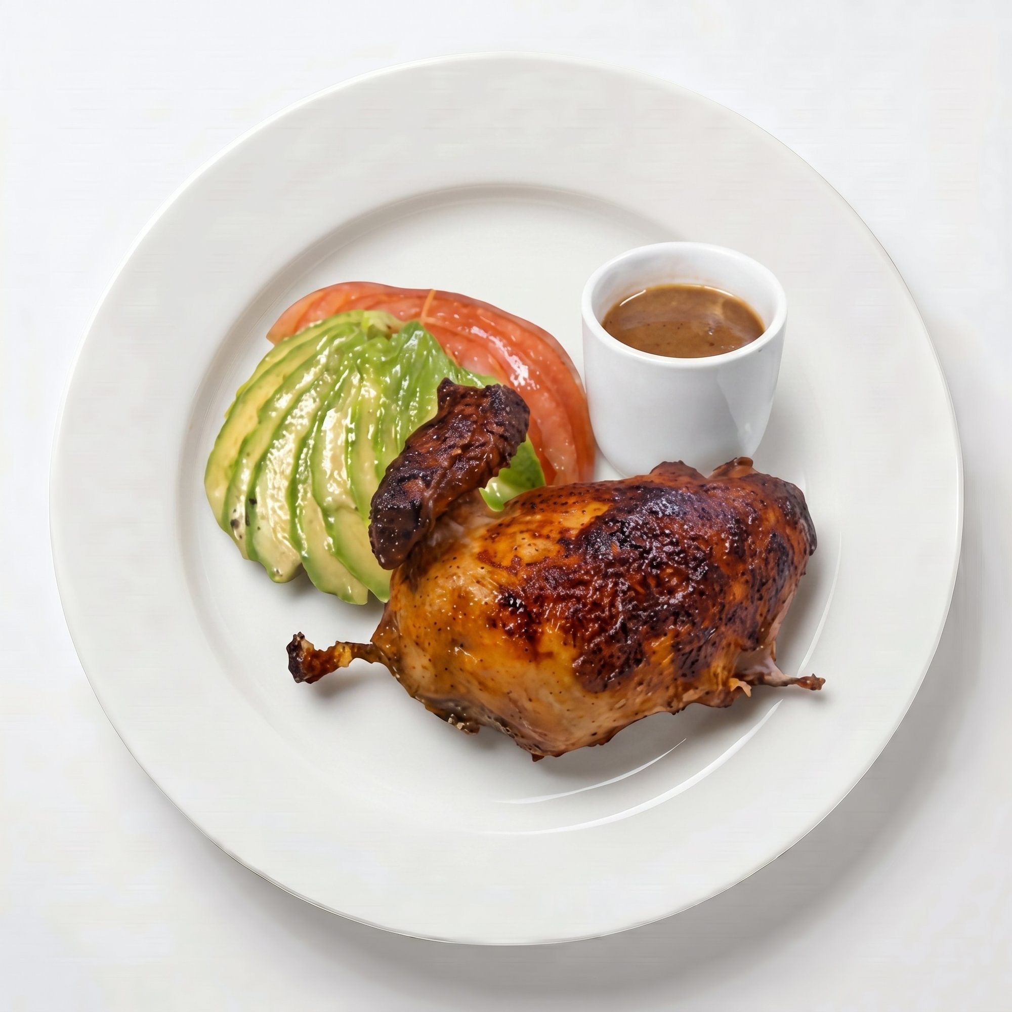Quarter Roasted Chicken with Vegetables
