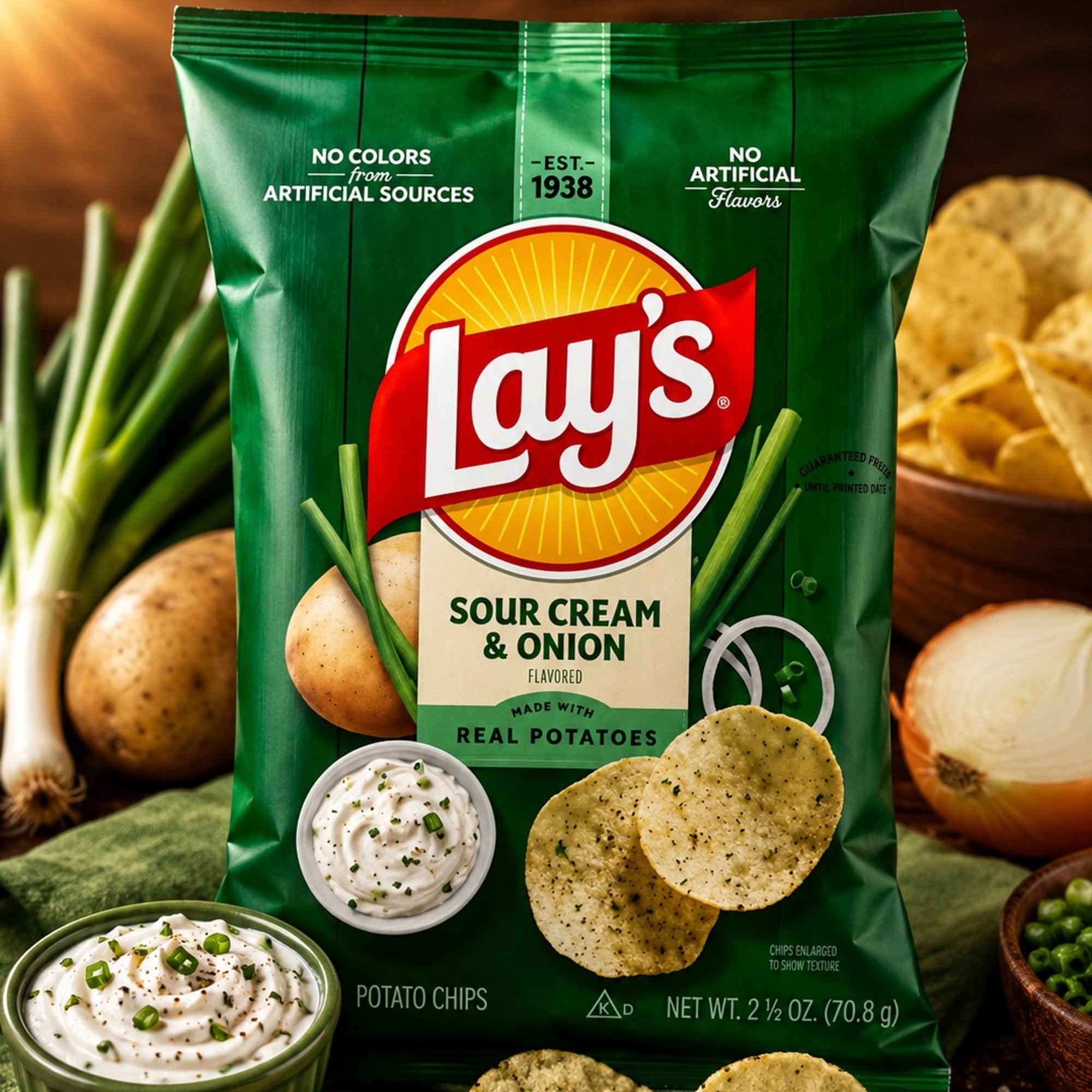 Lay's Sour Cream & Onion Potato Chips
