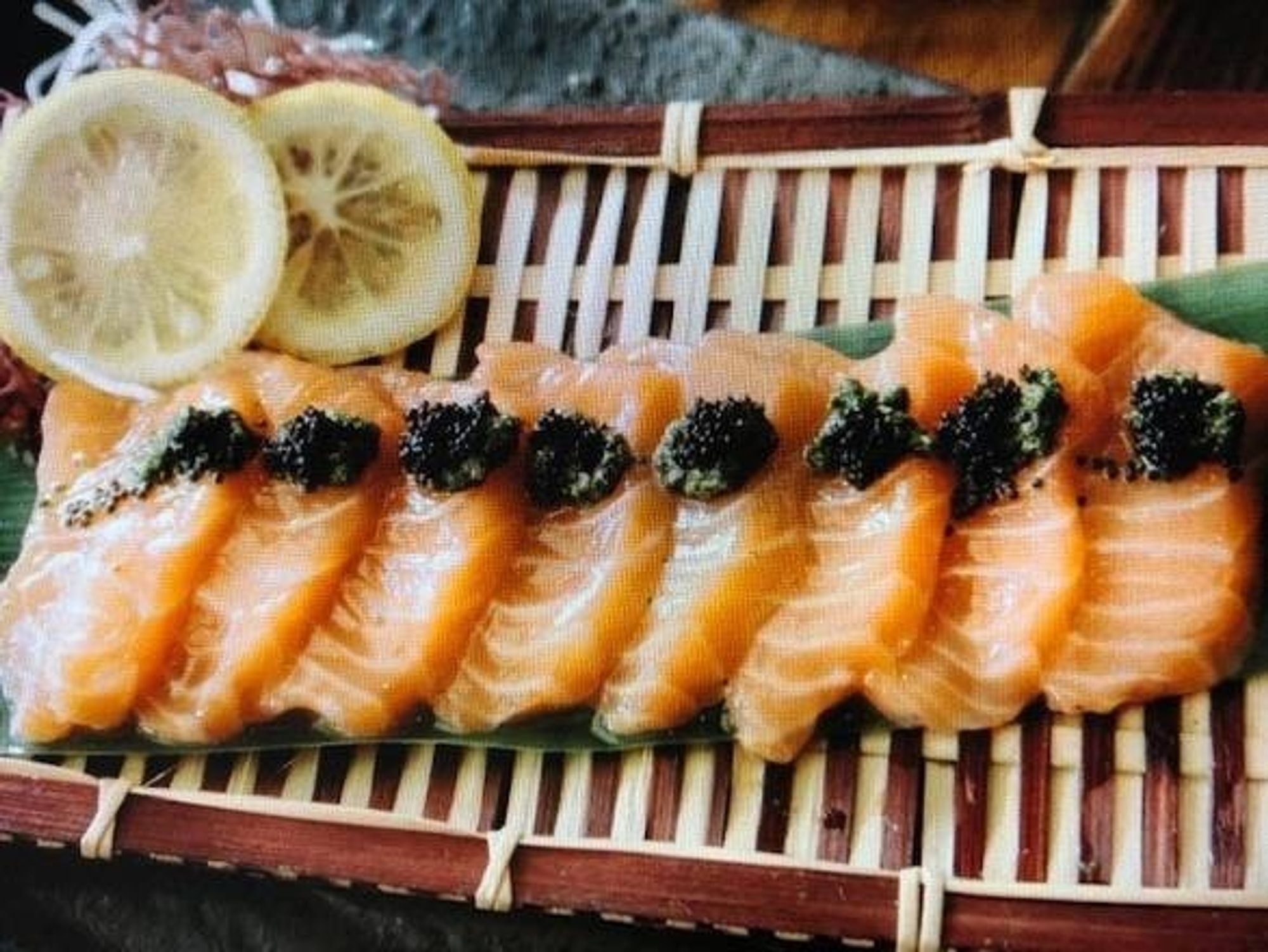 Salmon Yuzu Carpaccio