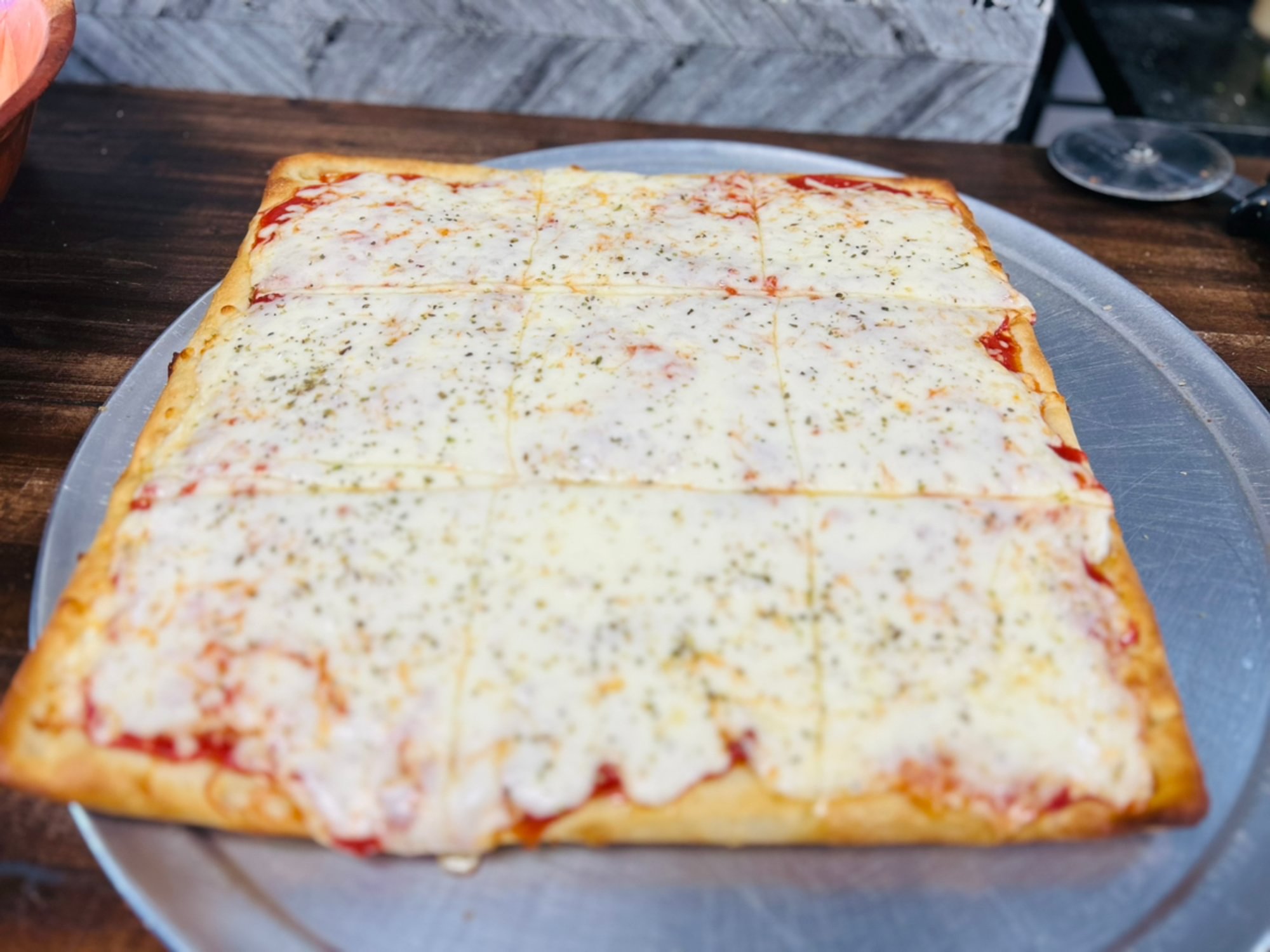 Plain Square Pizza