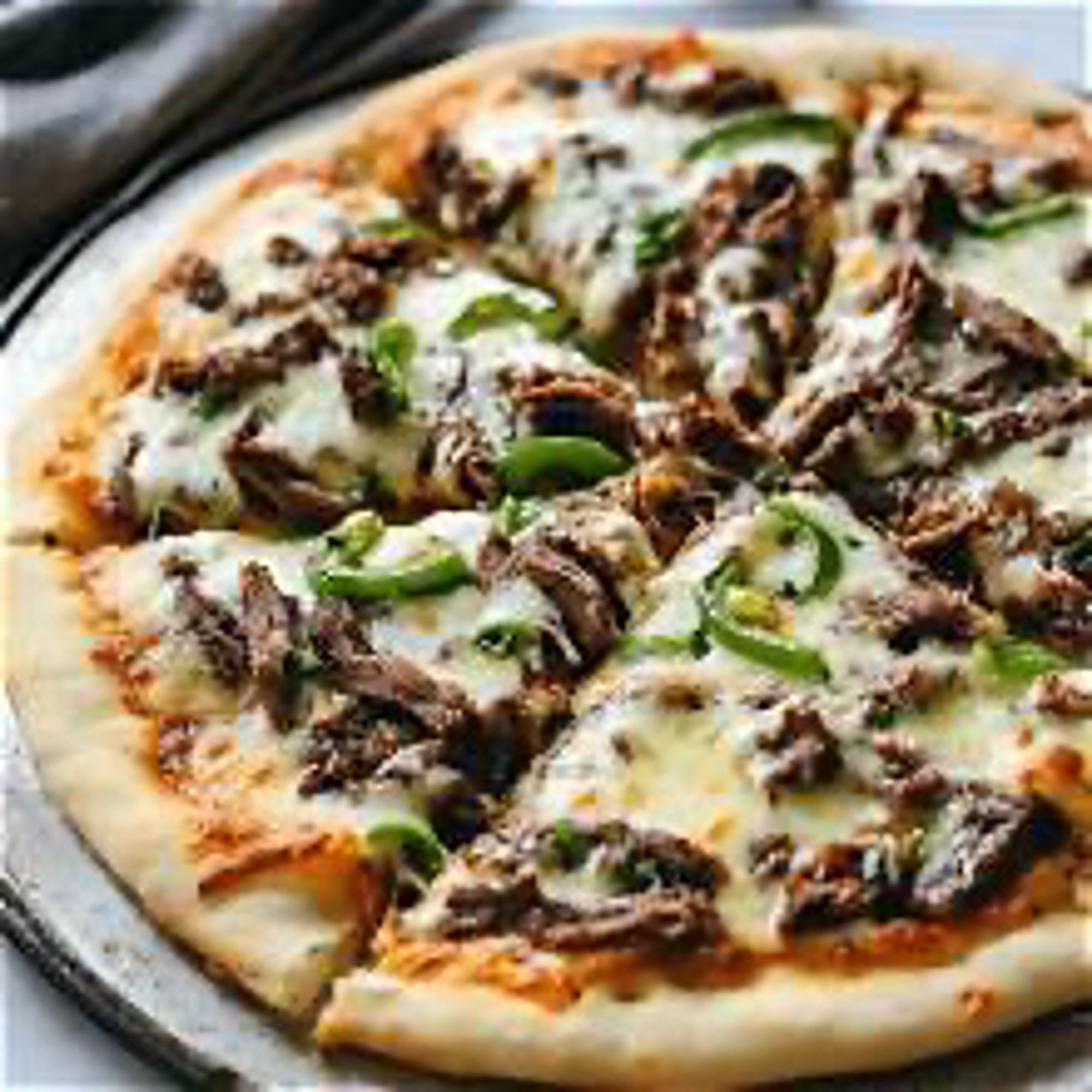 Medium 12” Philly Cheesesteak Pizza 