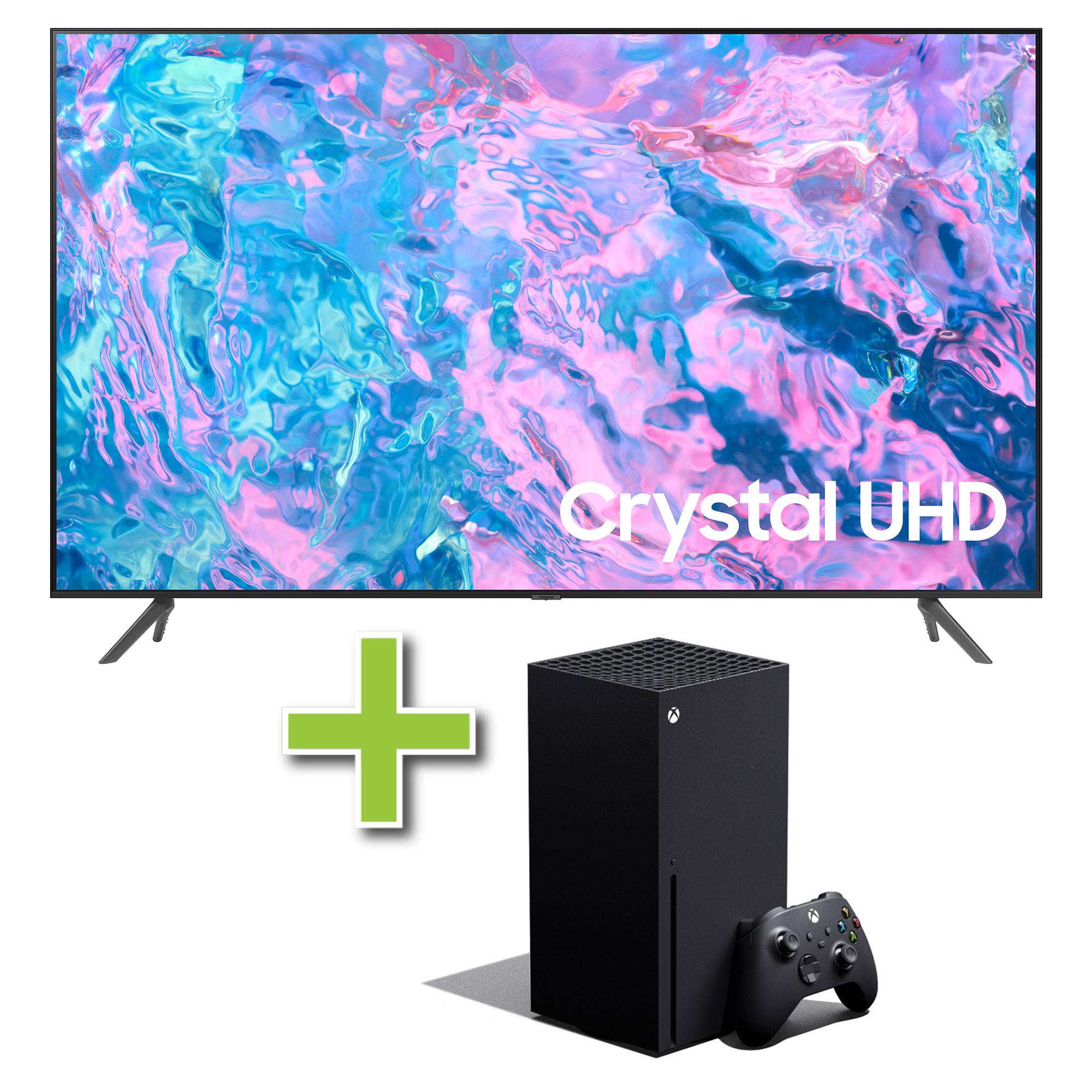 65" Samsung CU7000 4K Crystal Ultra HD Smart TV & Xbox Series X - 1TB