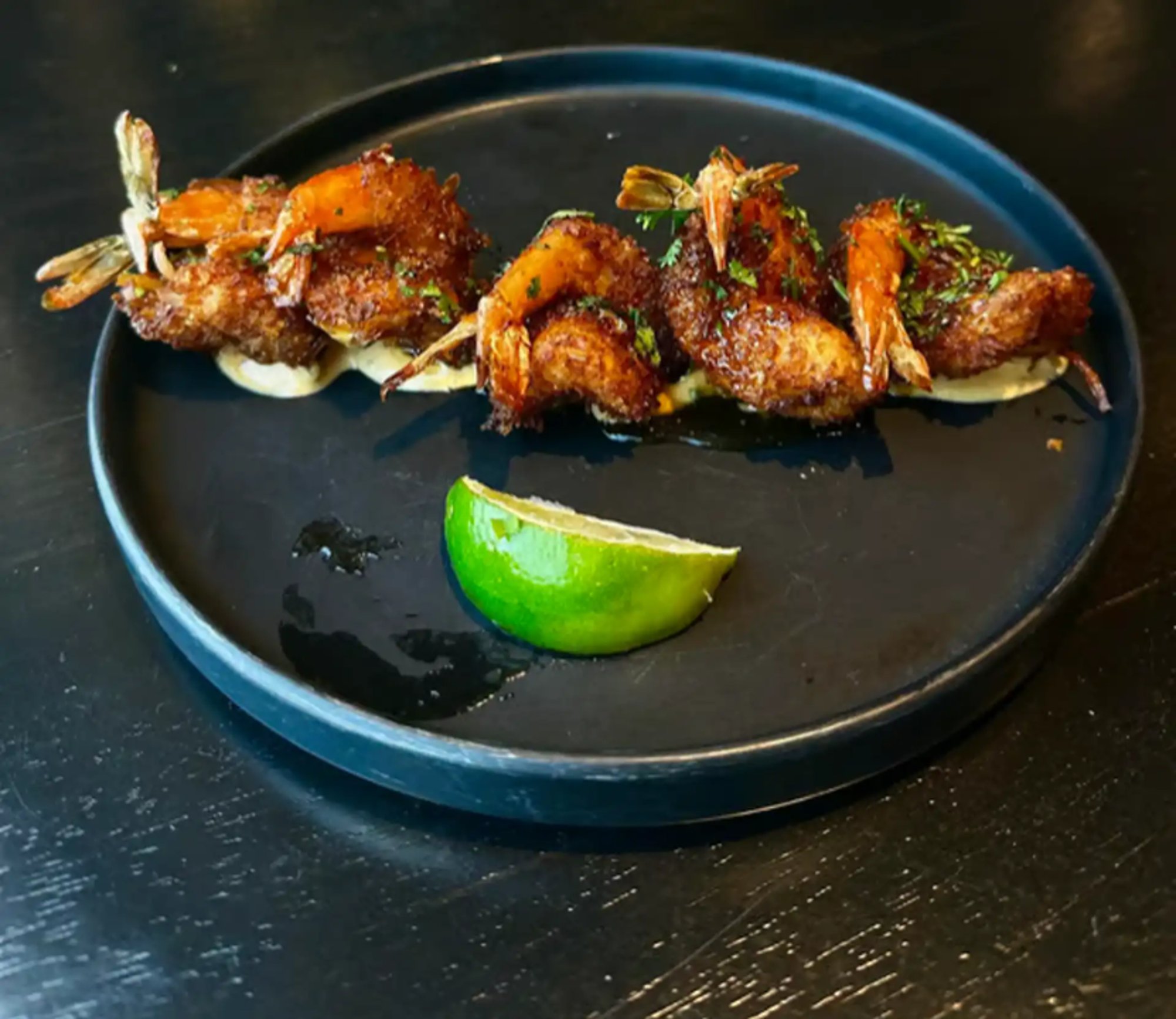 Honey Pepper Coconut Shrimp