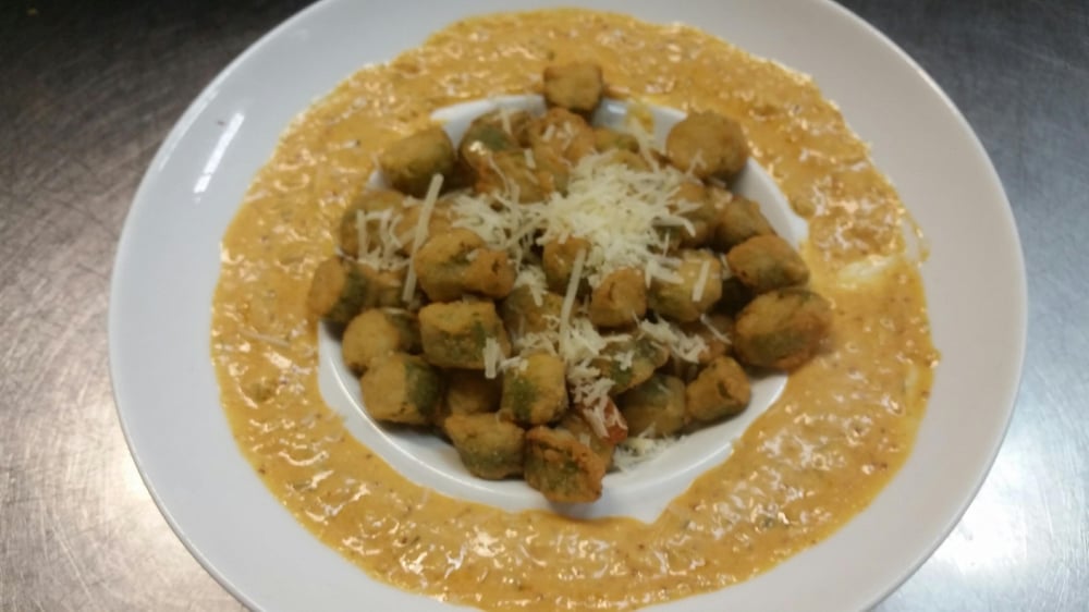 FRIED OKRA REMOULADE