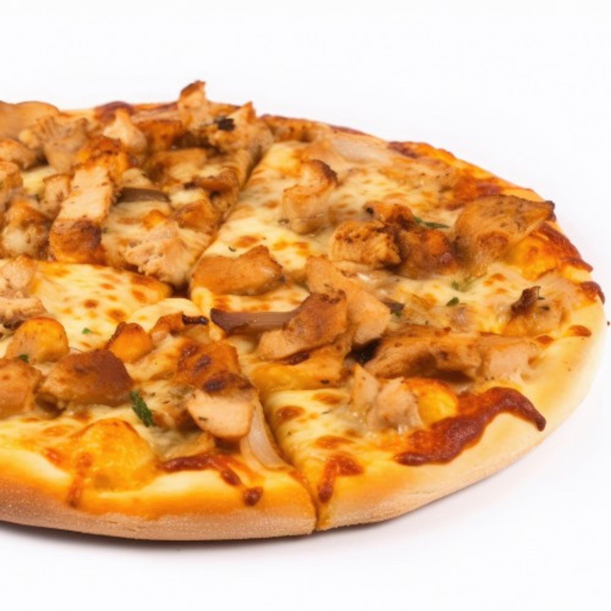Chicken Alfredo Pizza