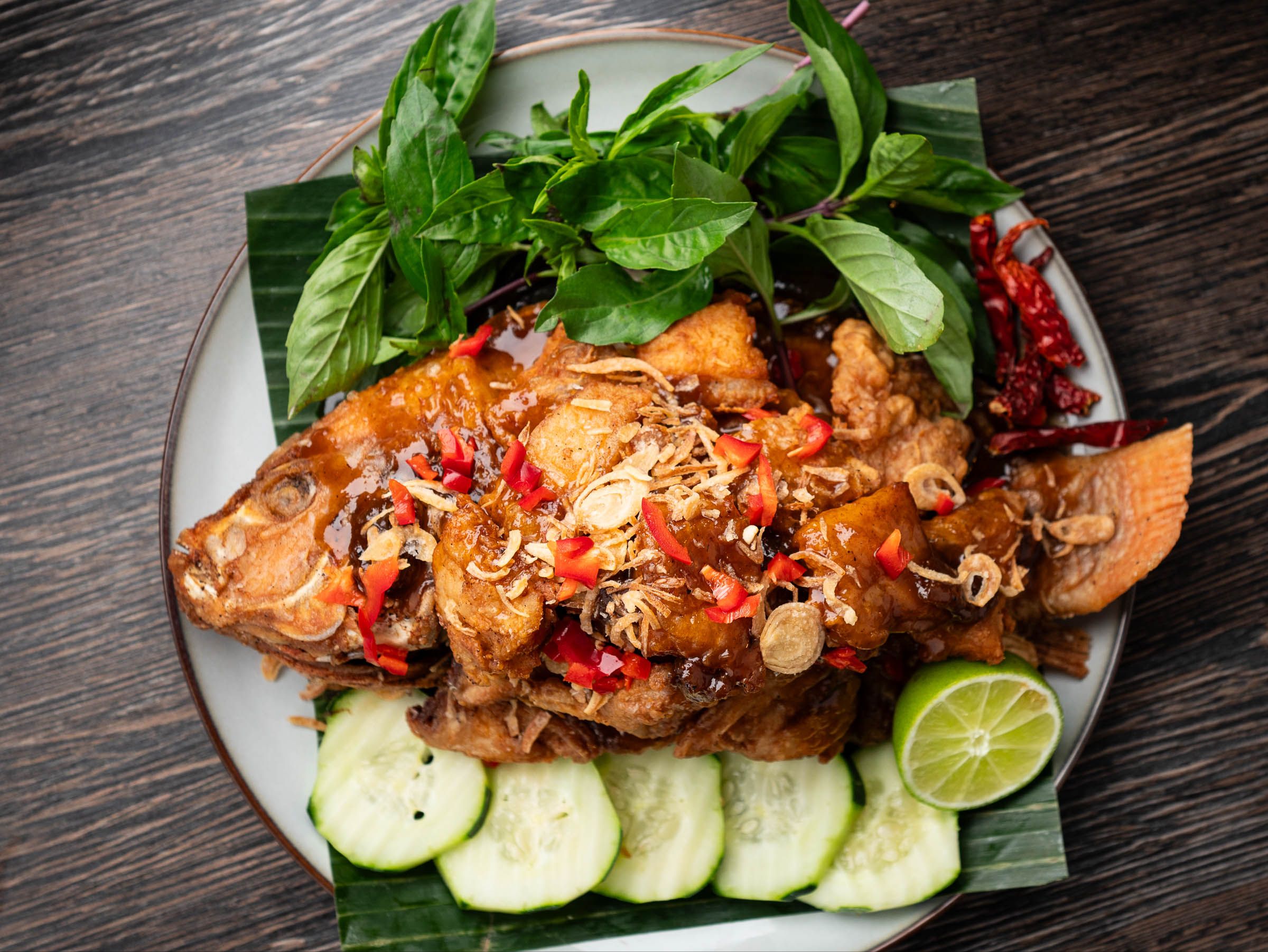 Crispy Tamarind Whole Fish