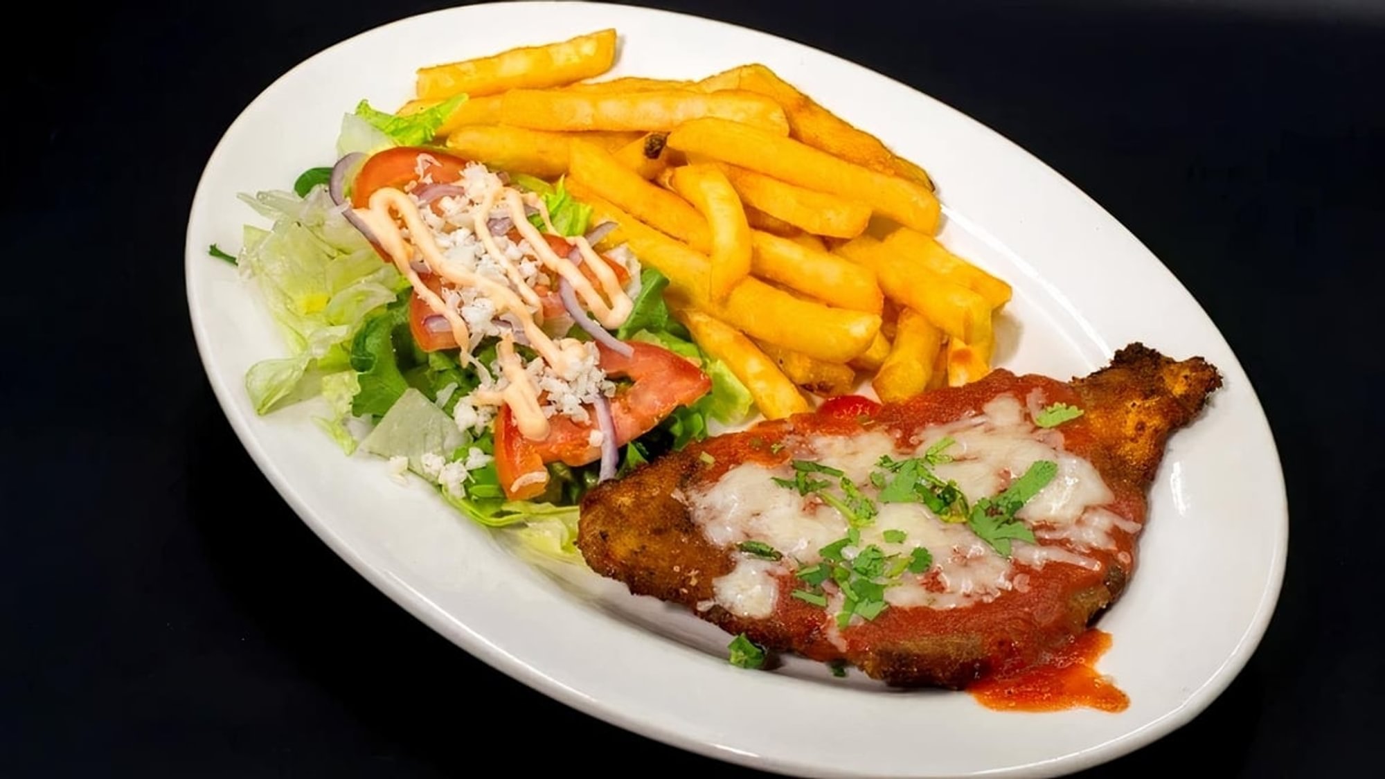Chicken Milanesa Huichol Plate