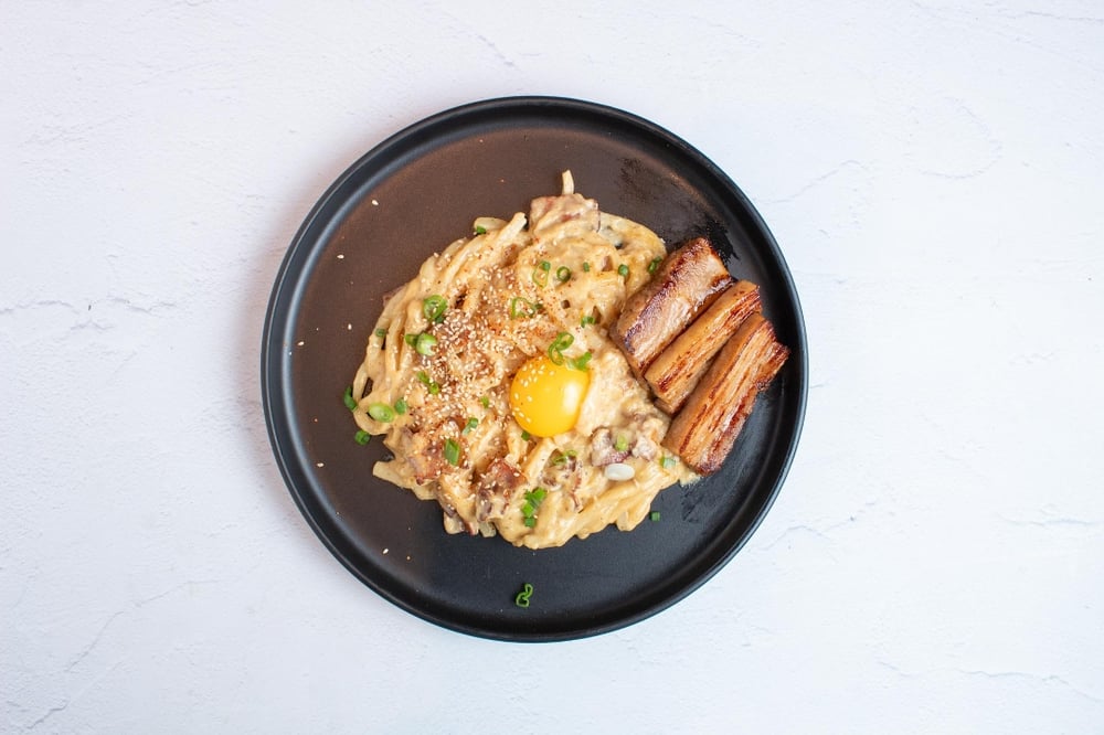 Udon Carbonara