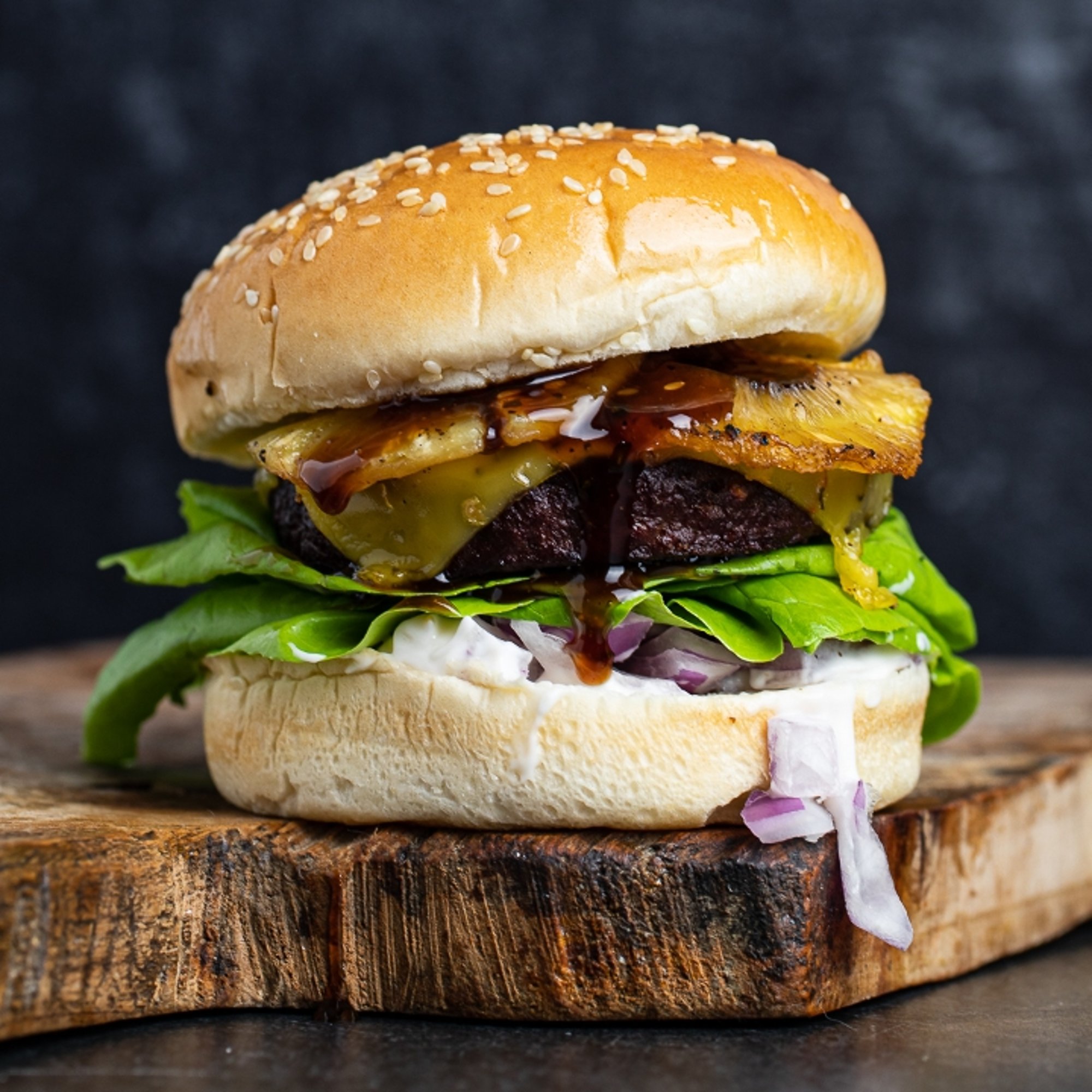 Hawaiian Burger. “Aloha 🌺”
