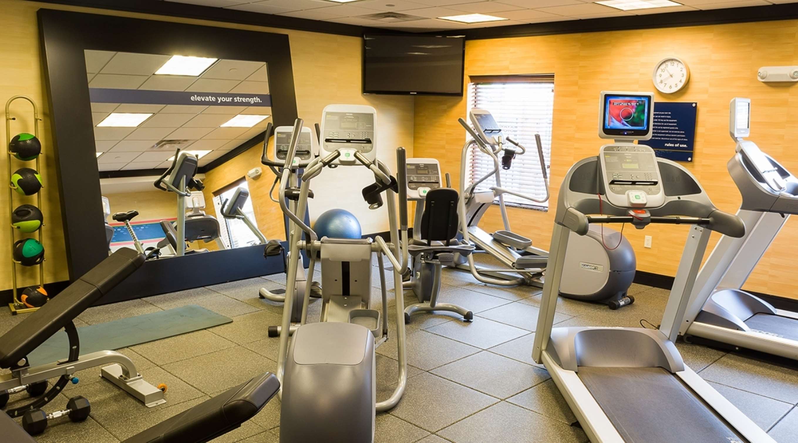 Health club  fitness center  gym