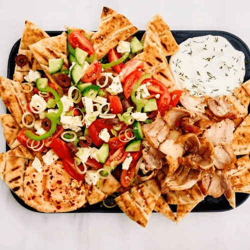 Greek Style Nachos