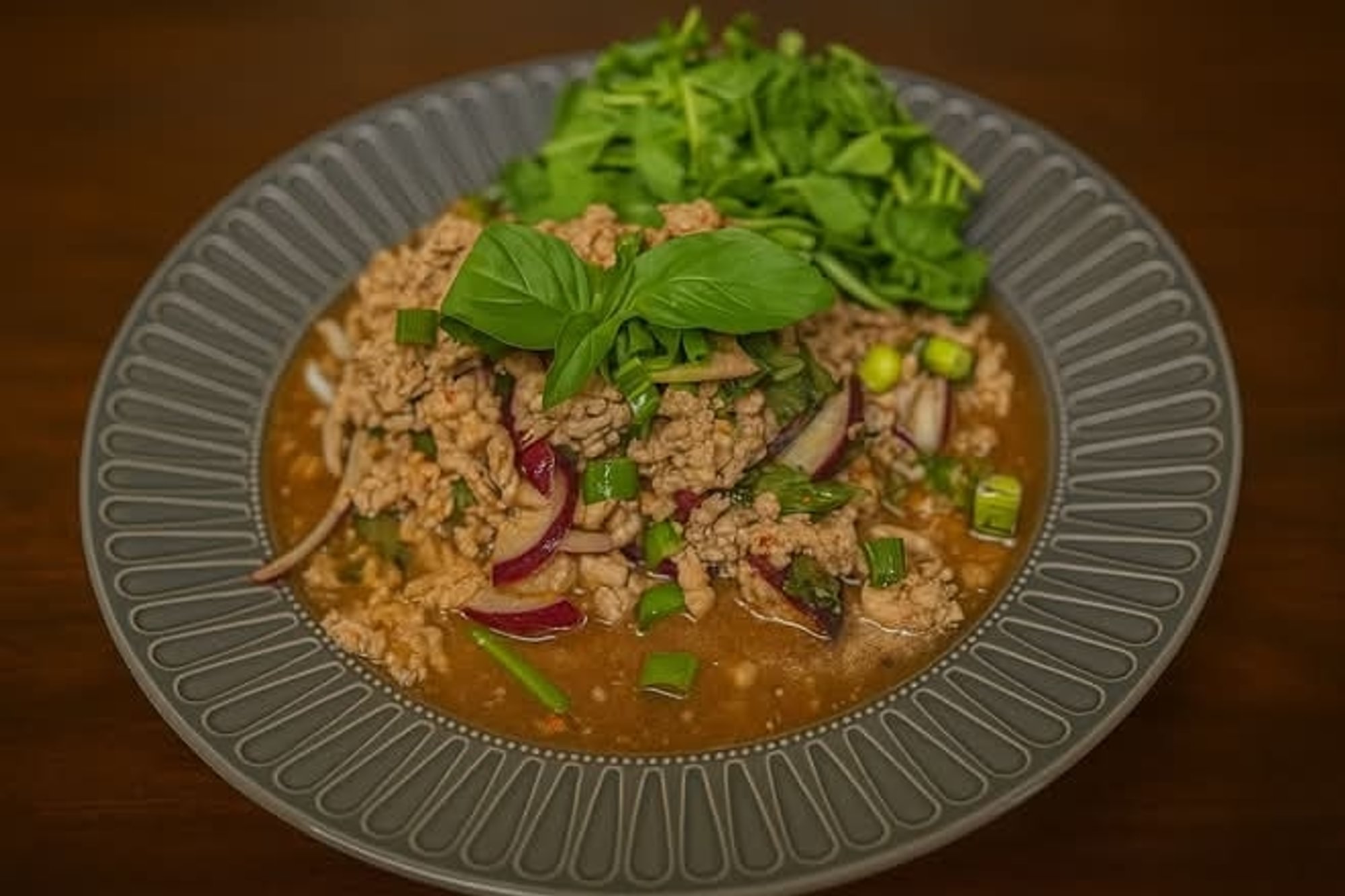 Larb Salmon Salad
