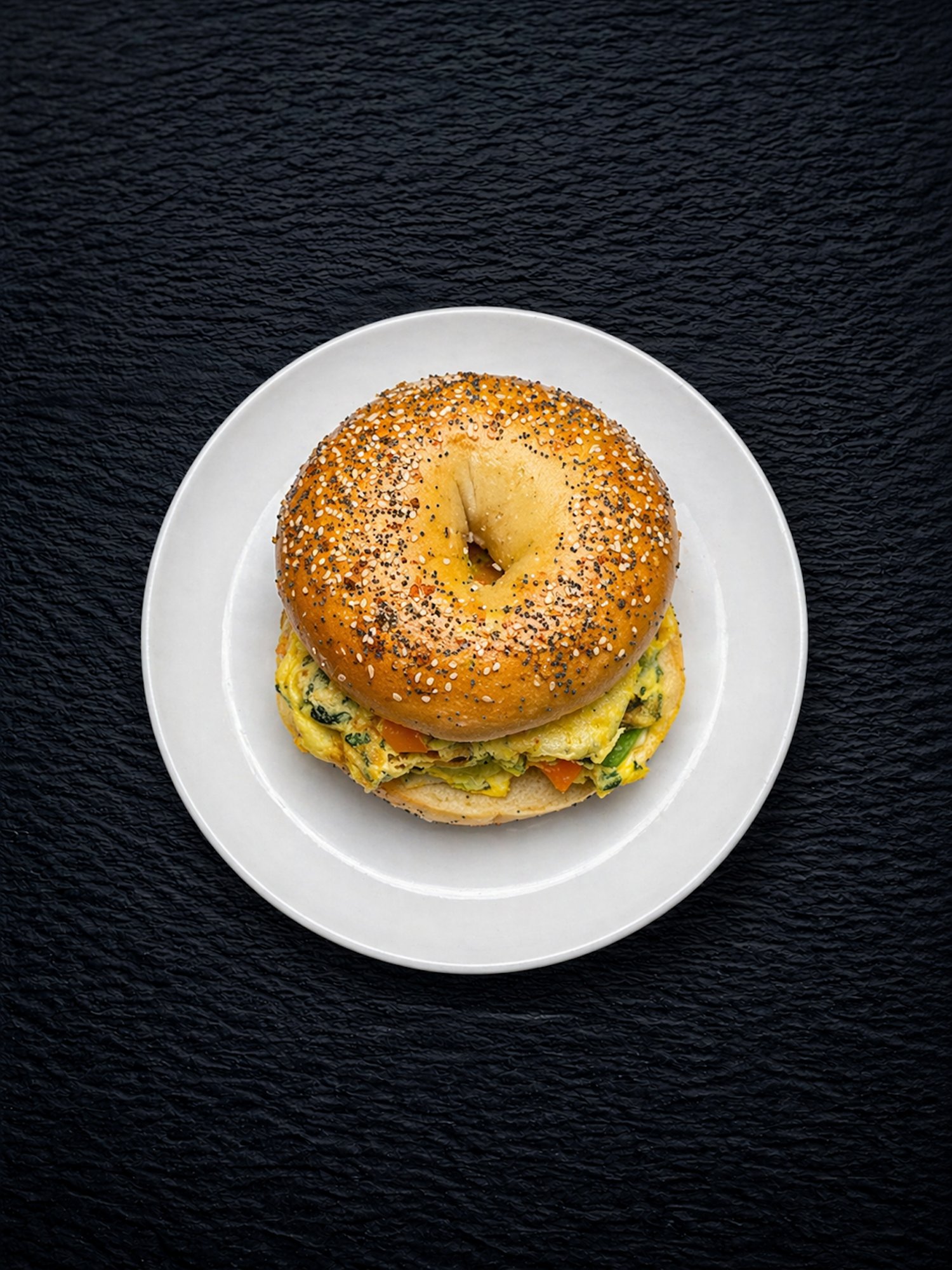 E4 Vegetable Omelet Sandwich
