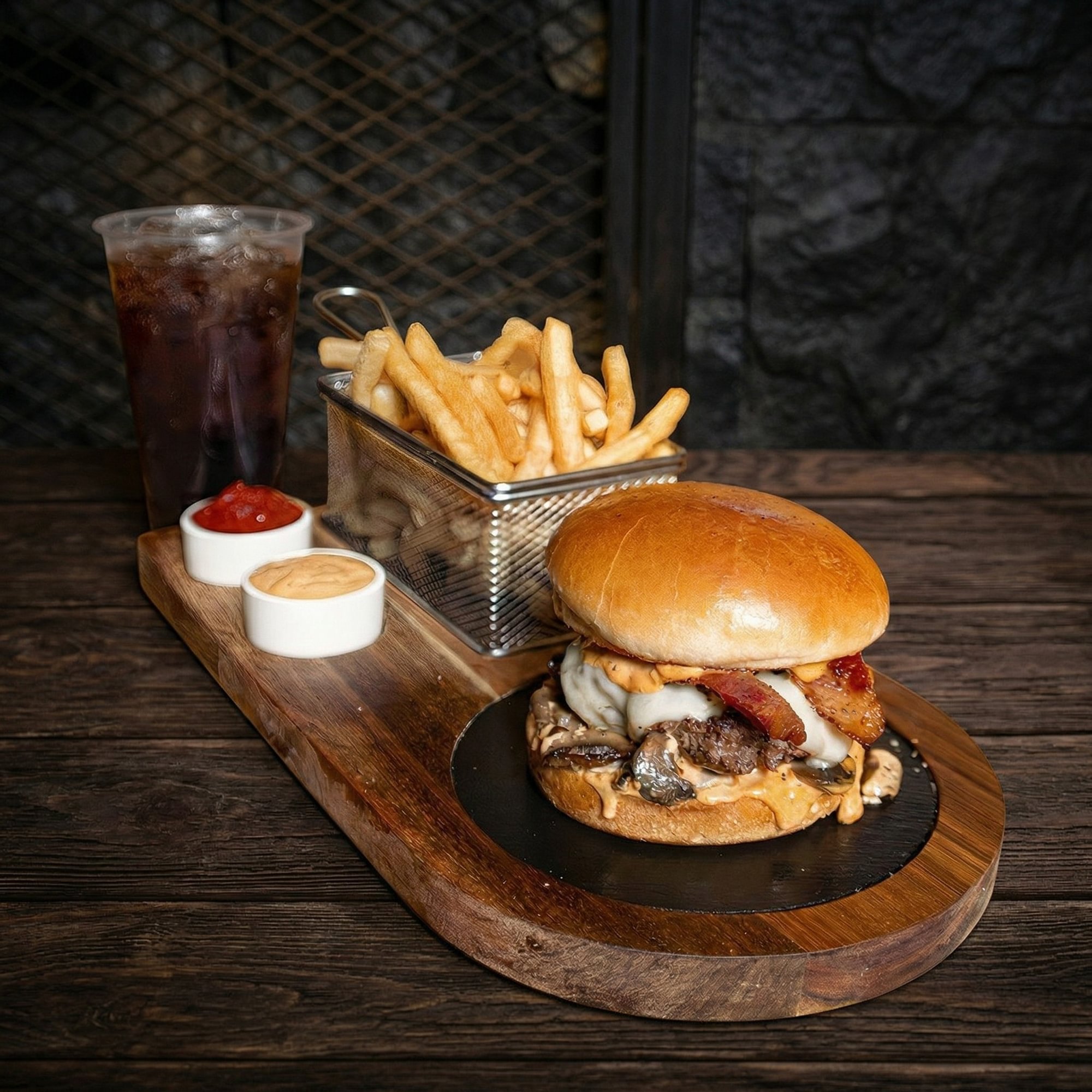 Spicy Shroom Burger