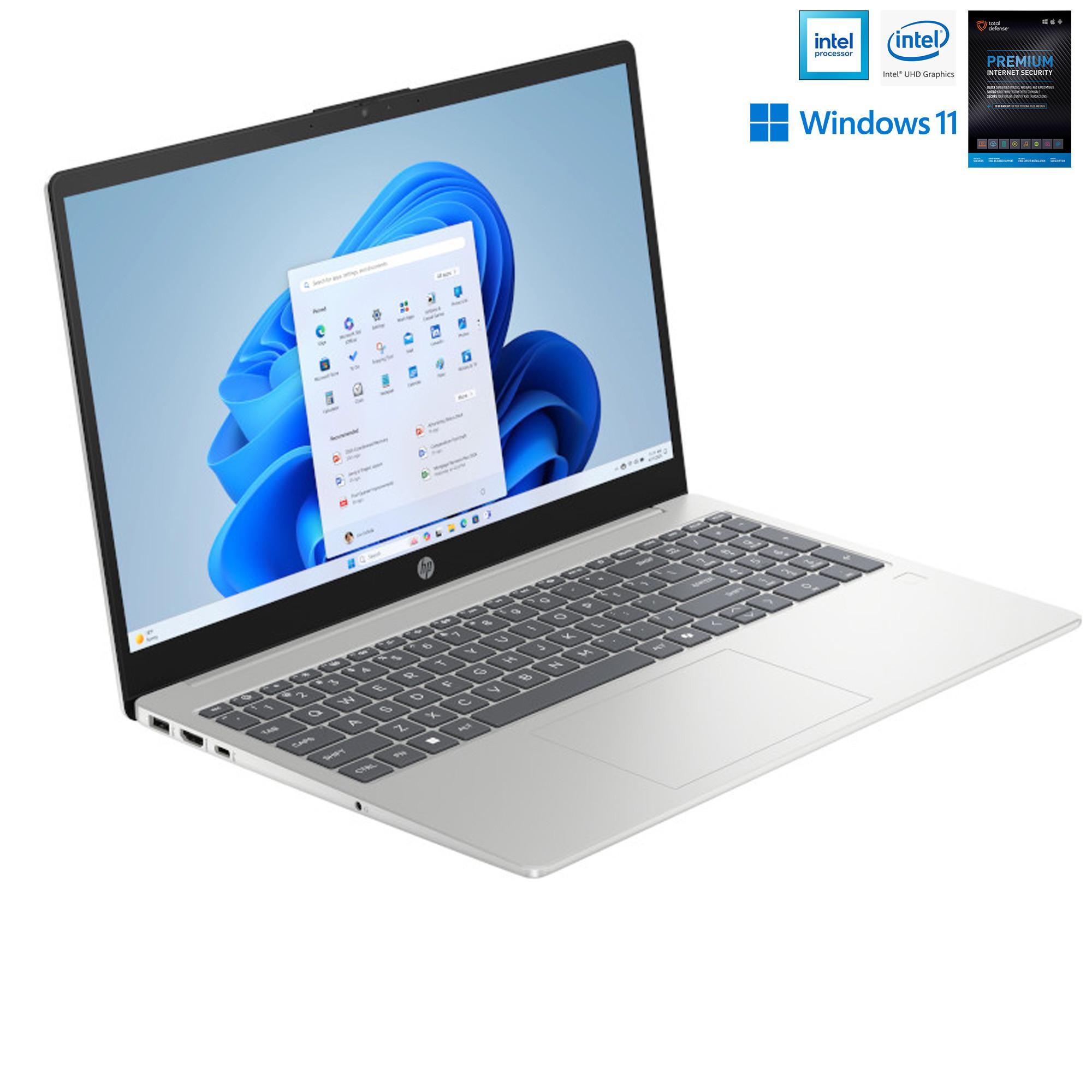 HP 15" Laptop w/ Total Defense Internet Security