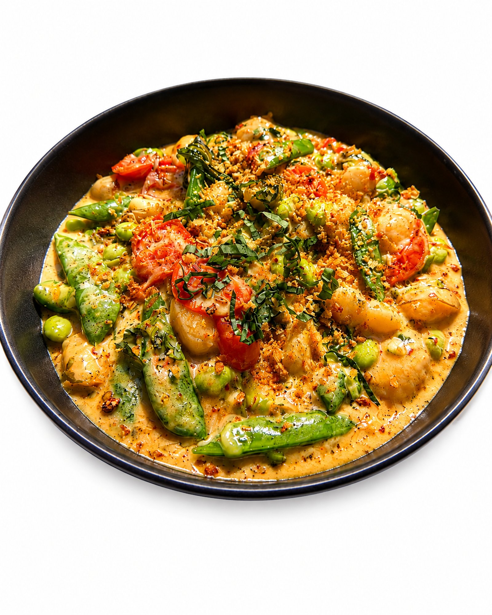 Miso Cream Gnocchi & Edamame