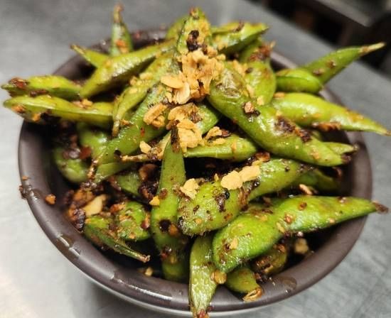 Garlic Edamame