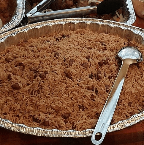 Full Tray: Rice & Beans