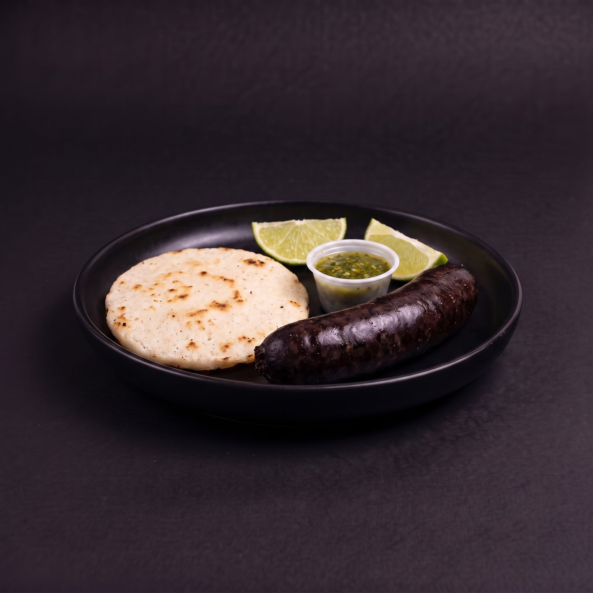 Morcilla con Arepa